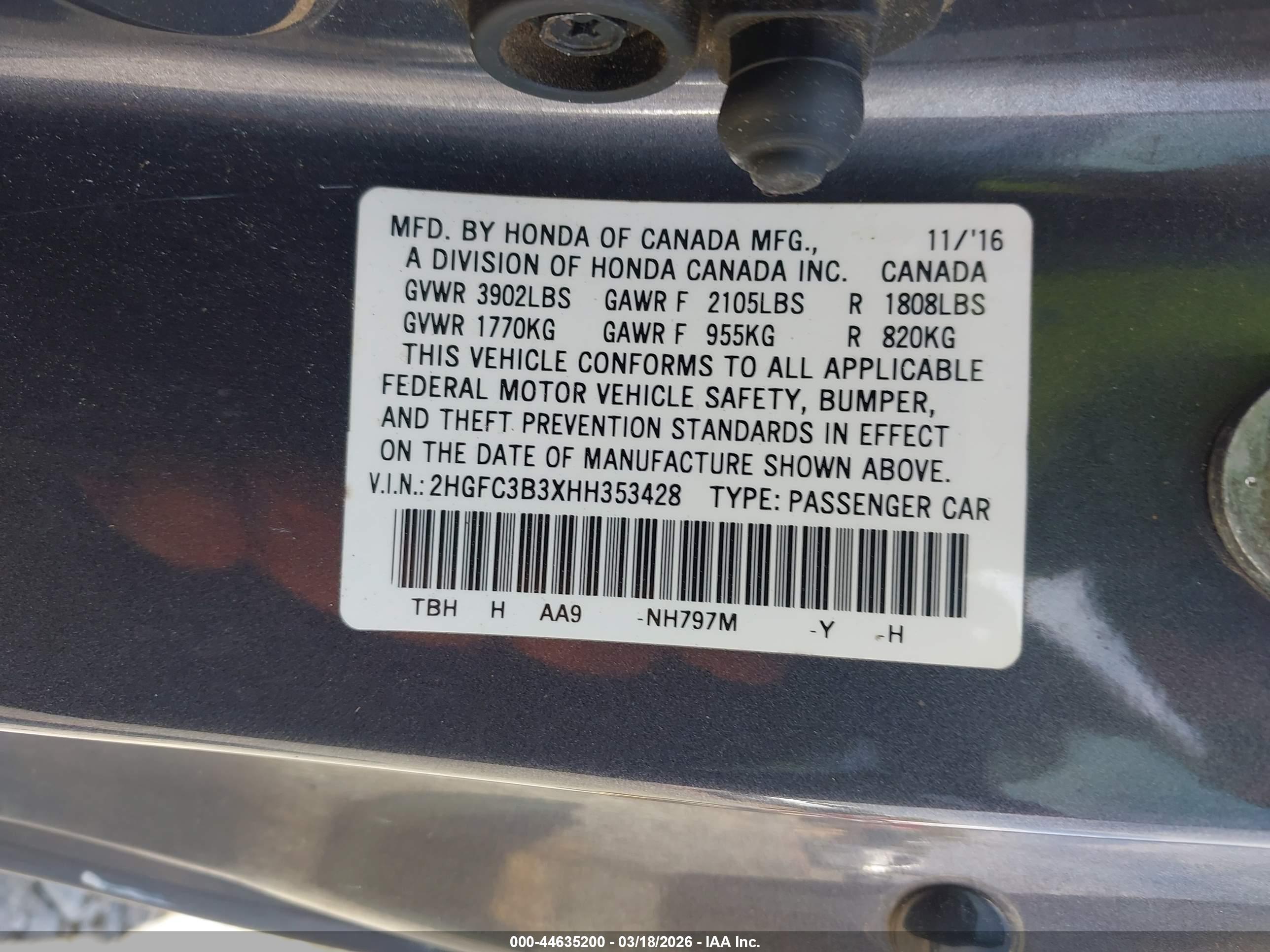 HONDA CIVIC image 9