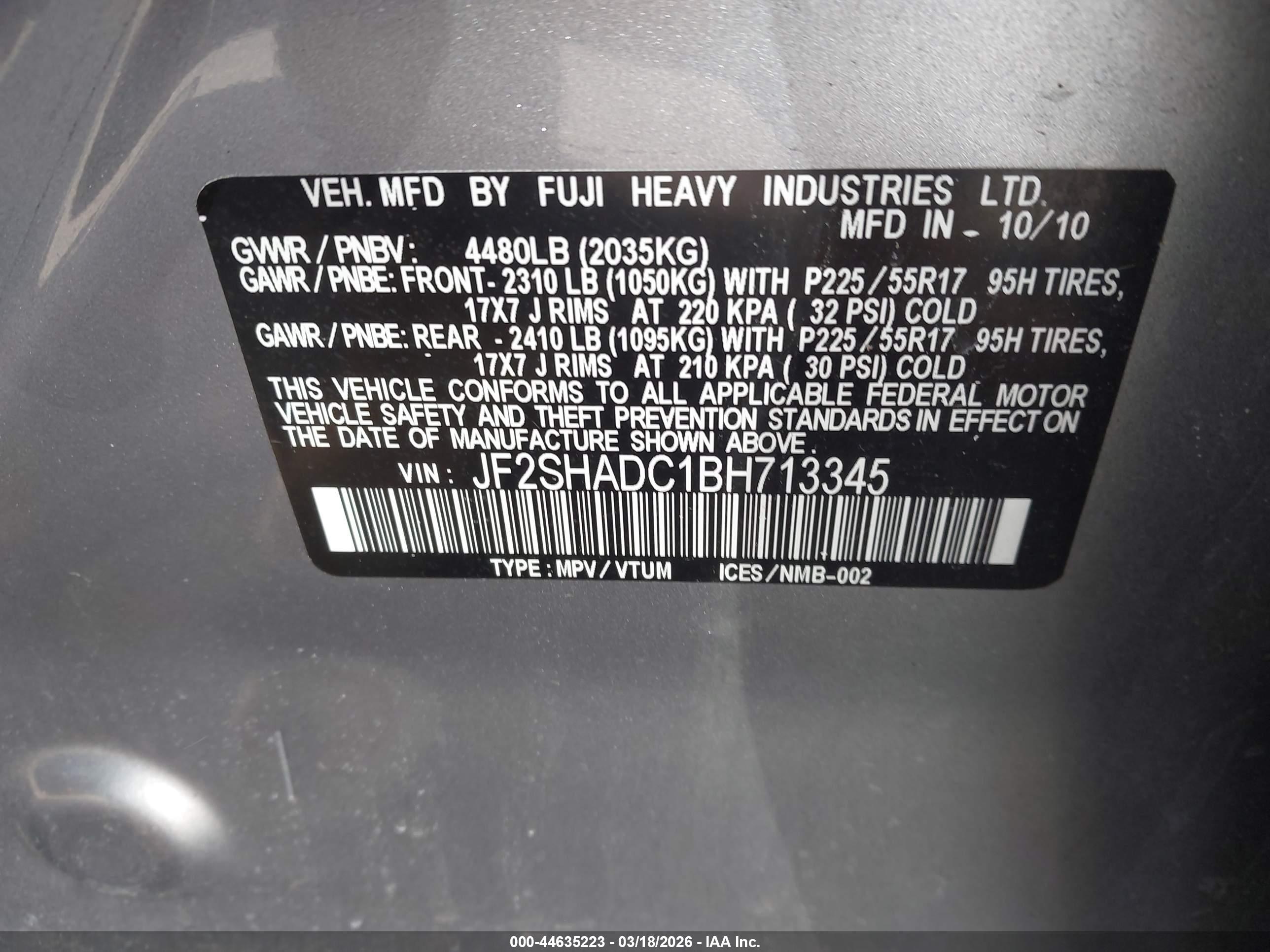 SUBARU FORESTER image 9