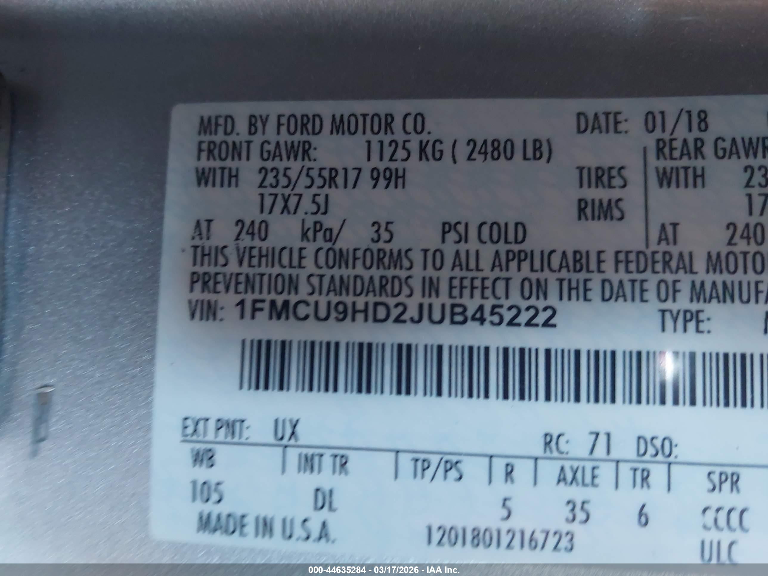 FORD ESCAPE image 9