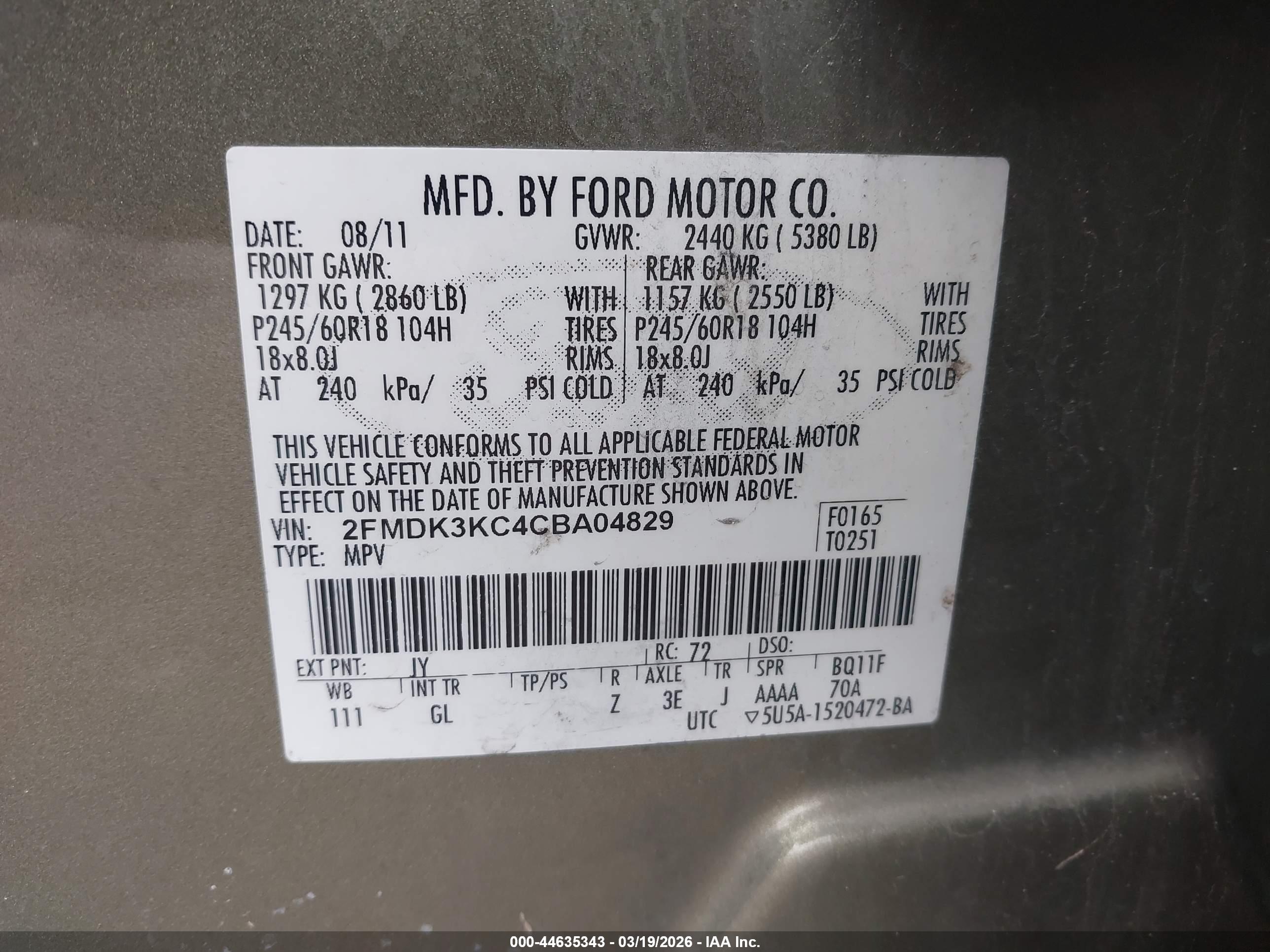 FORD EDGE image 9