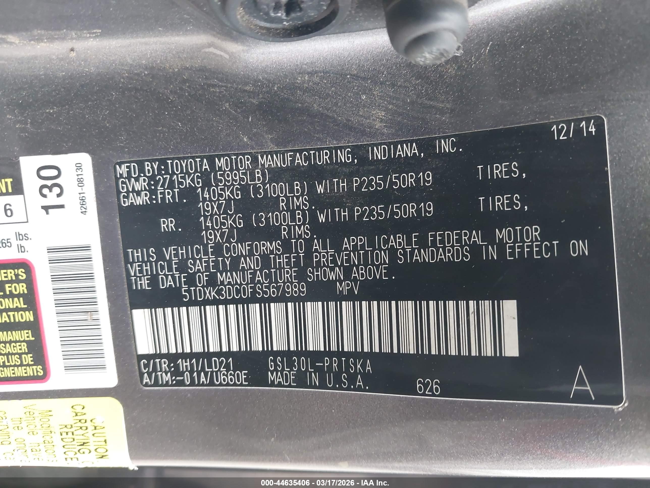 TOYOTA SIENNA image 9