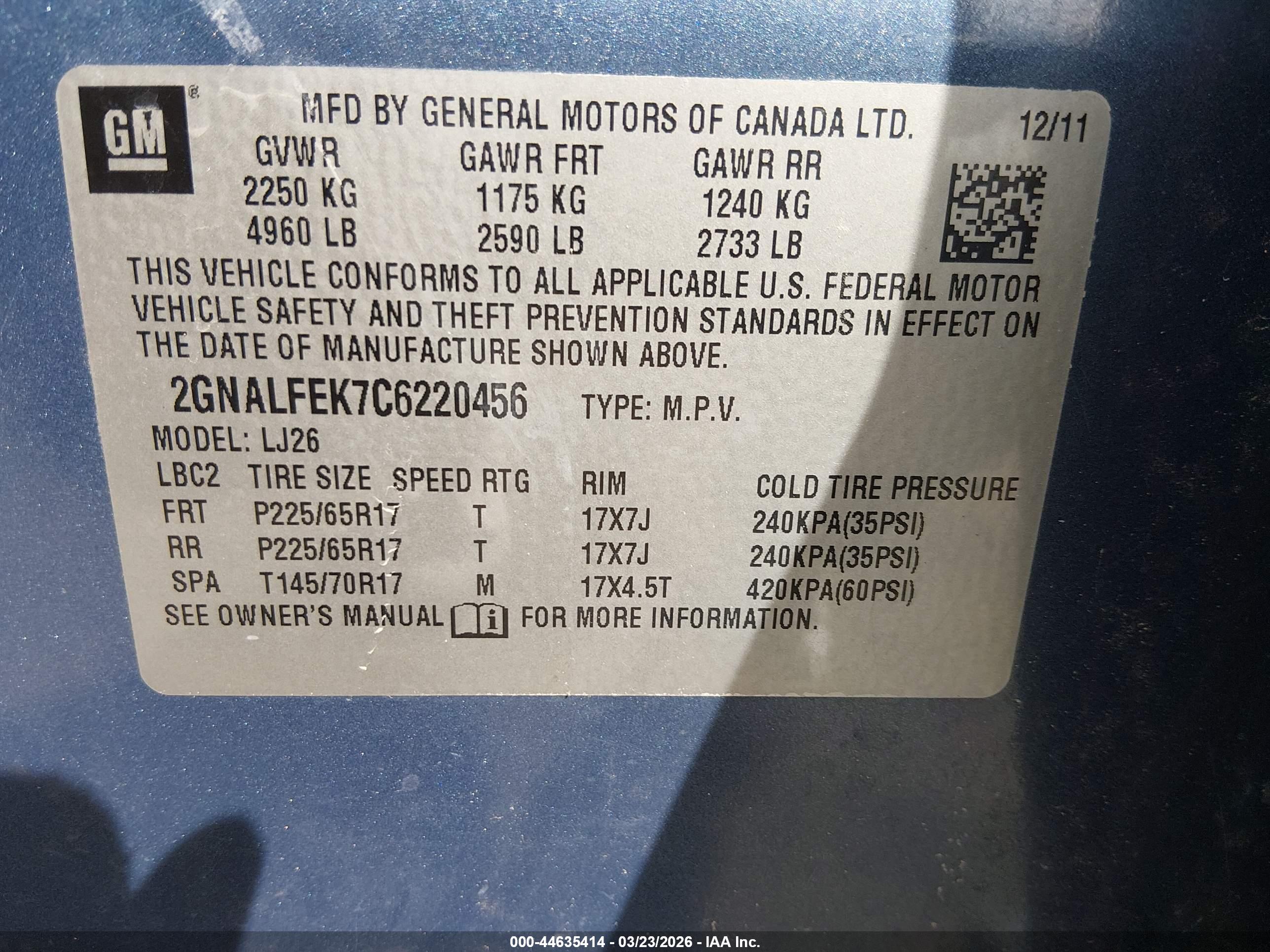 CHEVROLET EQUINOX image 9