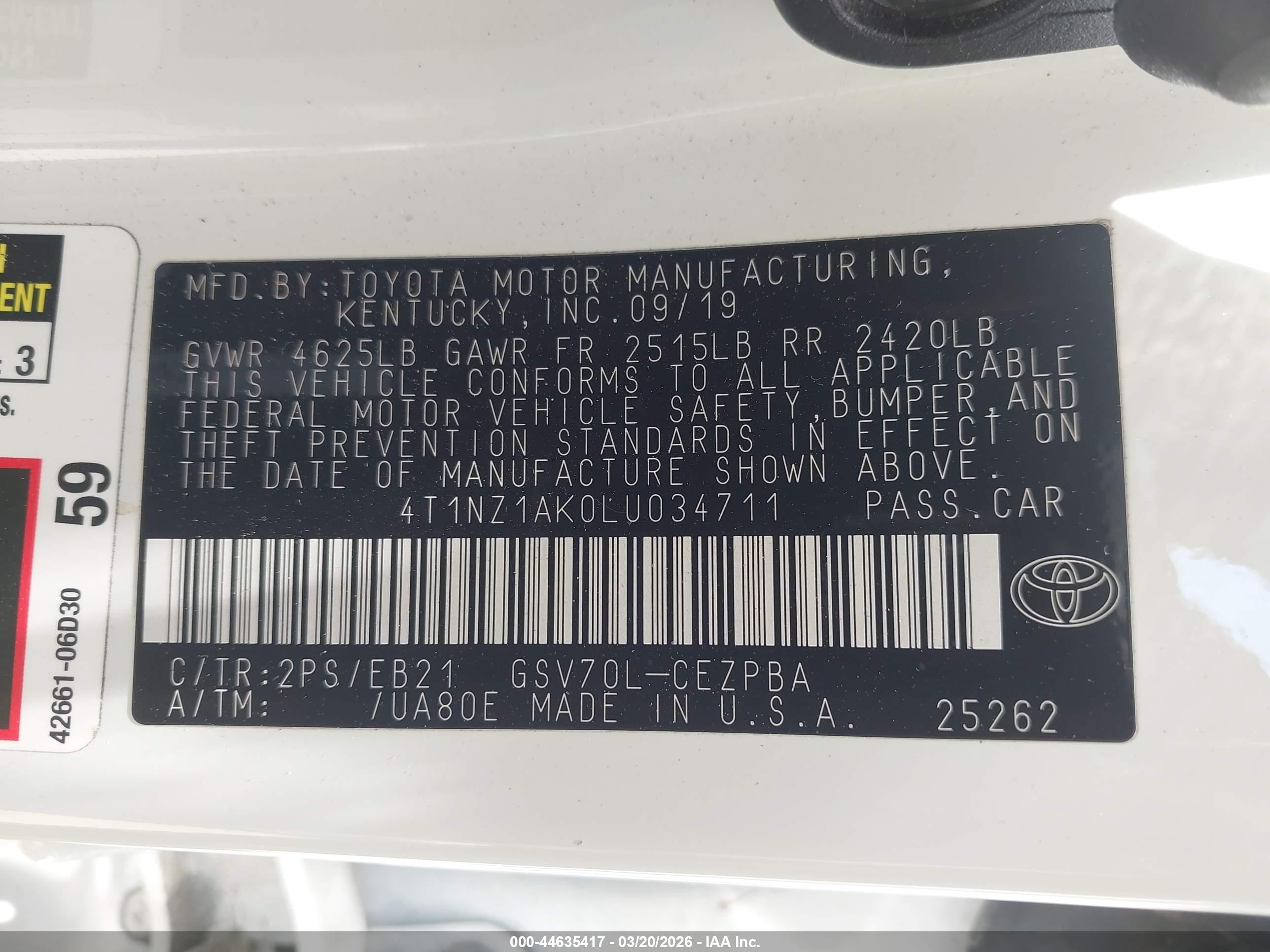 TOYOTA CAMRY image 9