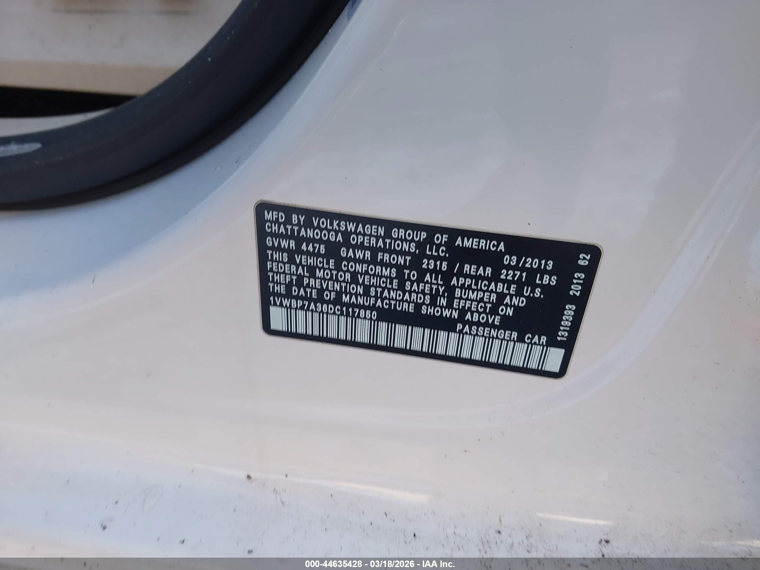 VOLKSWAGEN PASSAT image 9