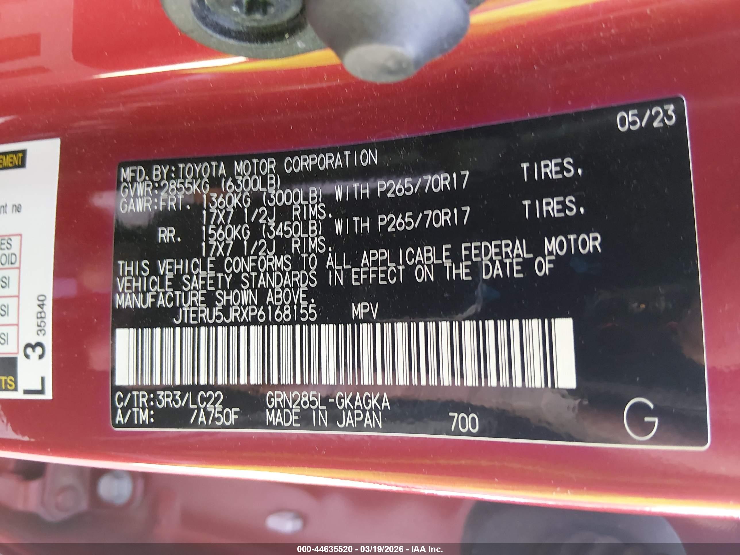 TOYOTA 4RUNNER image 9