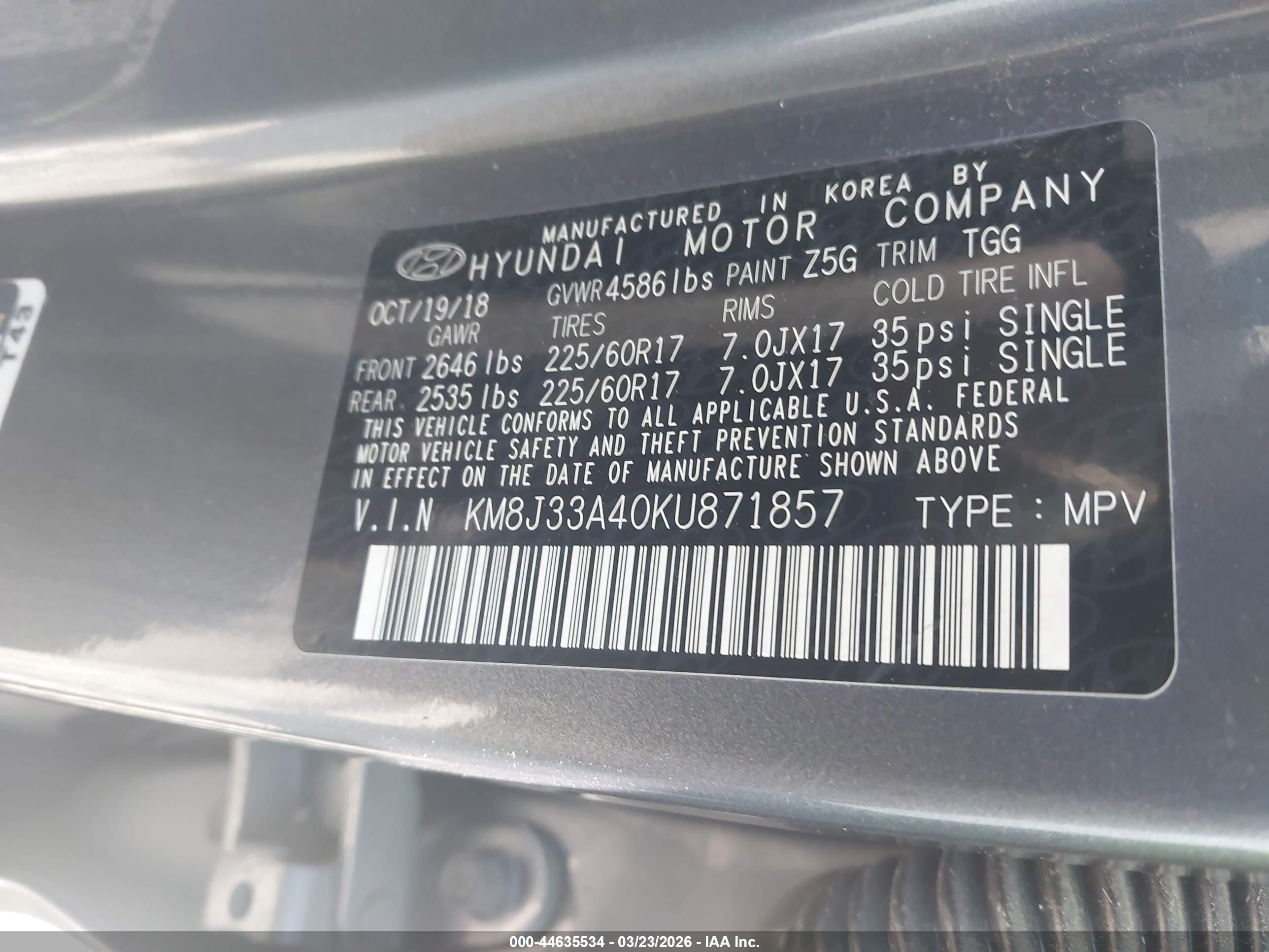HYUNDAI TUCSON image 9