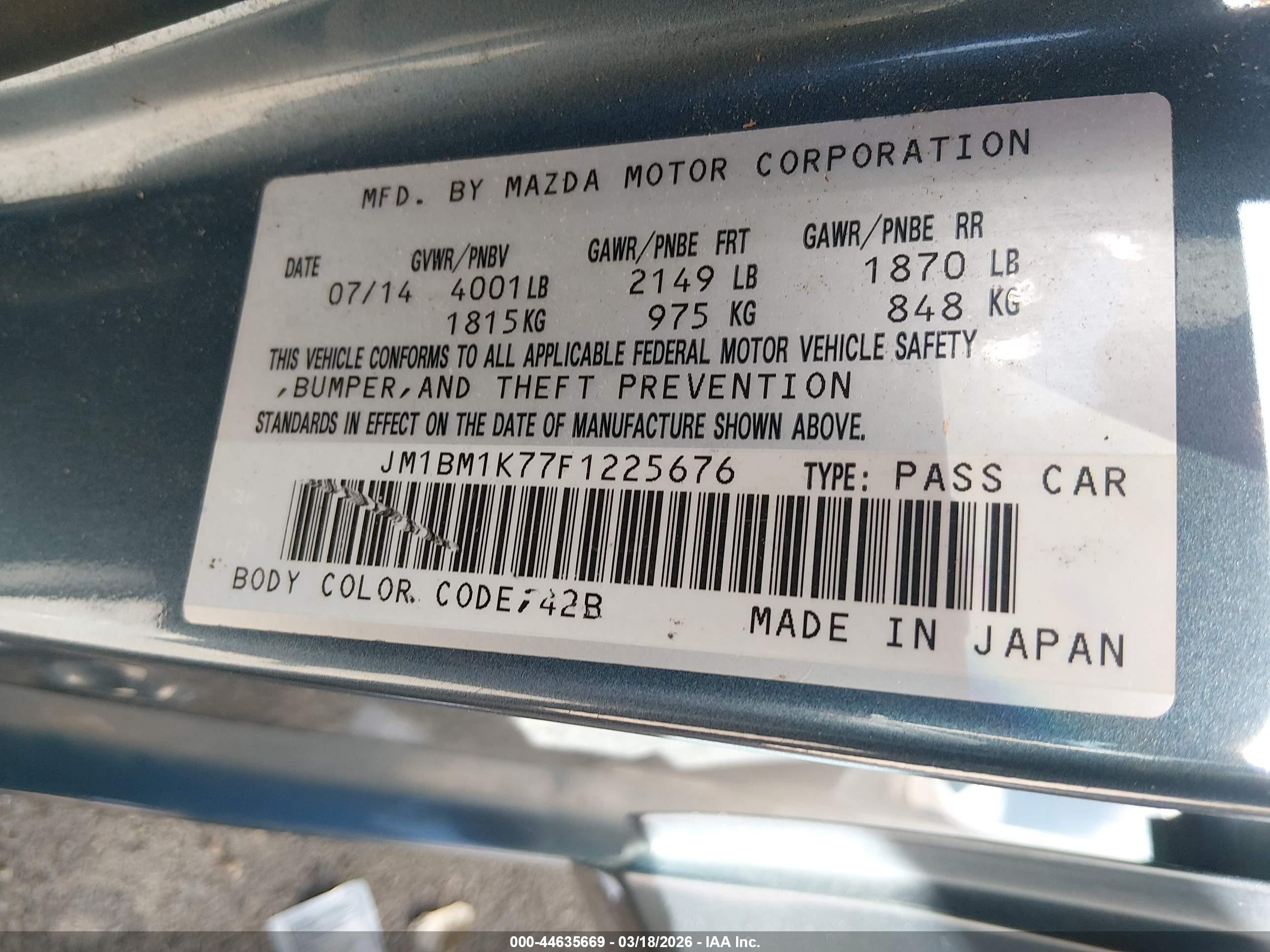 MAZDA MAZDA3 image 9