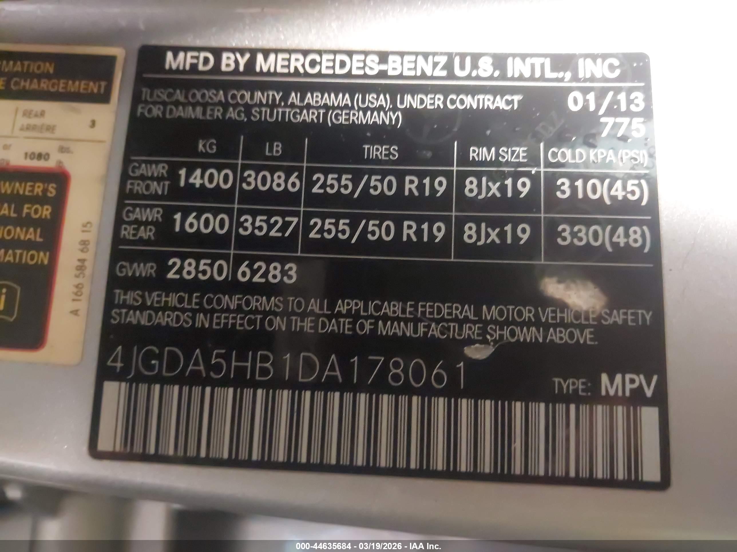 MERCEDES-BENZ ML image 9
