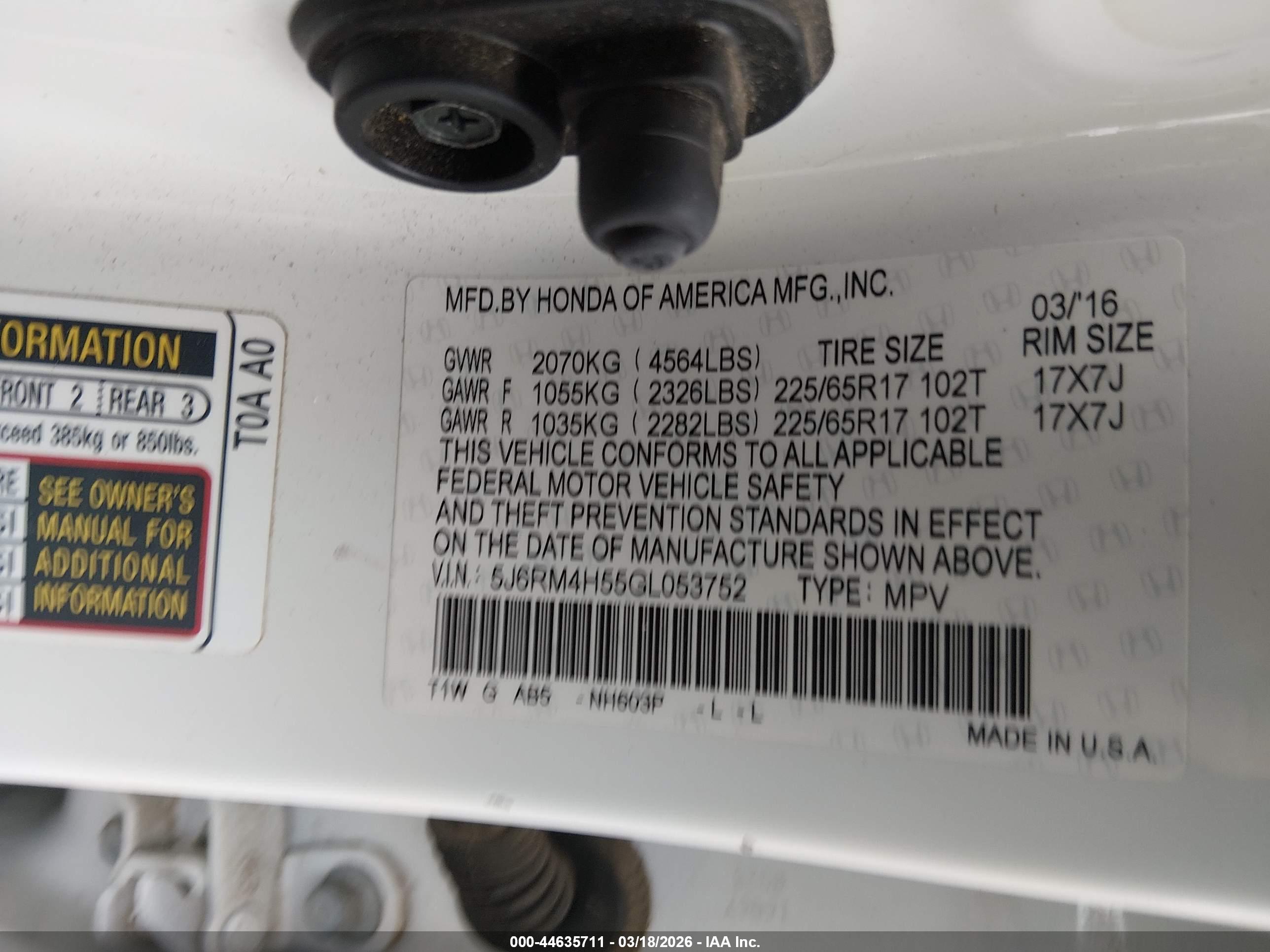 HONDA CR-V image 9