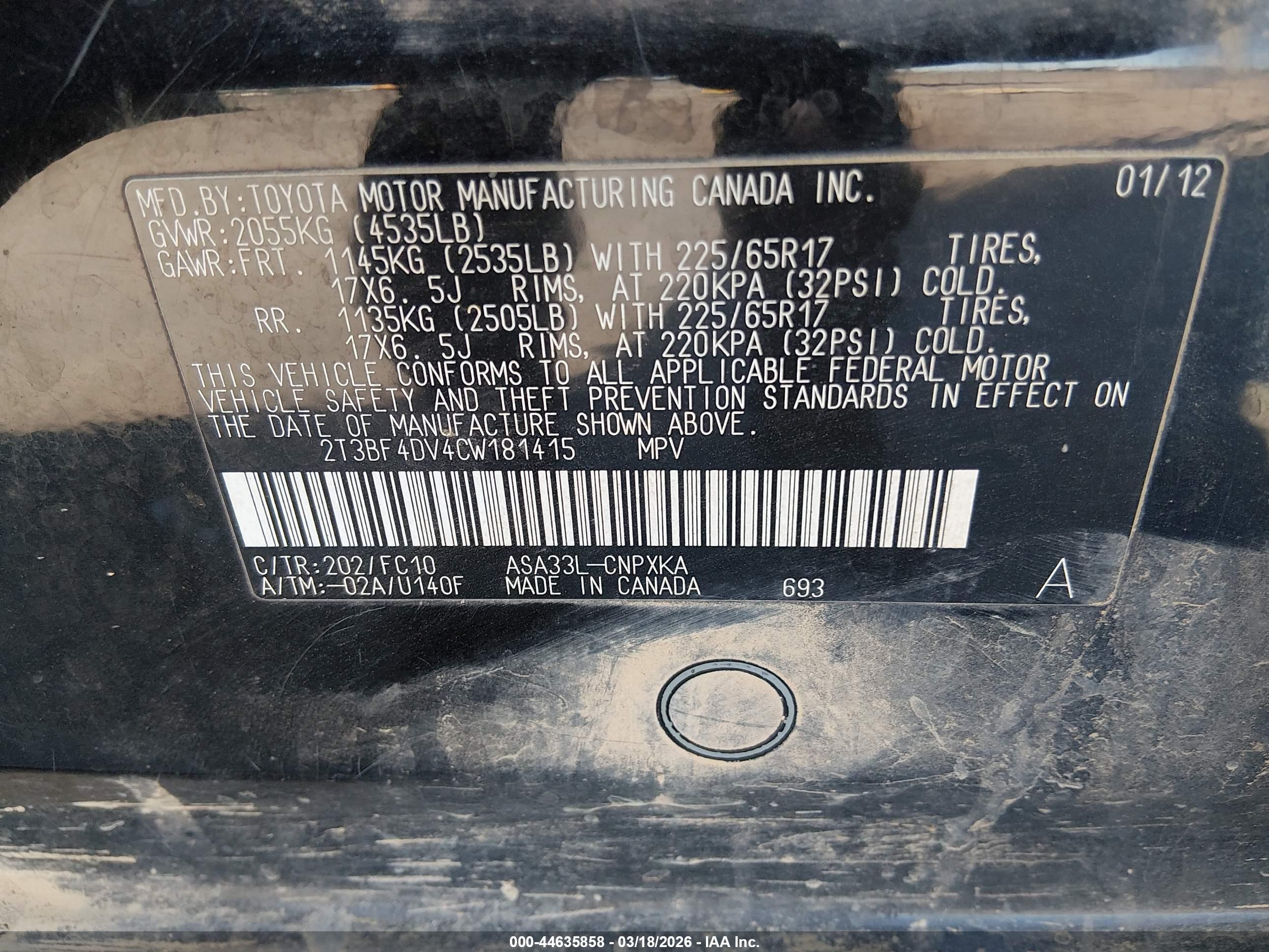 TOYOTA RAV4 image 9
