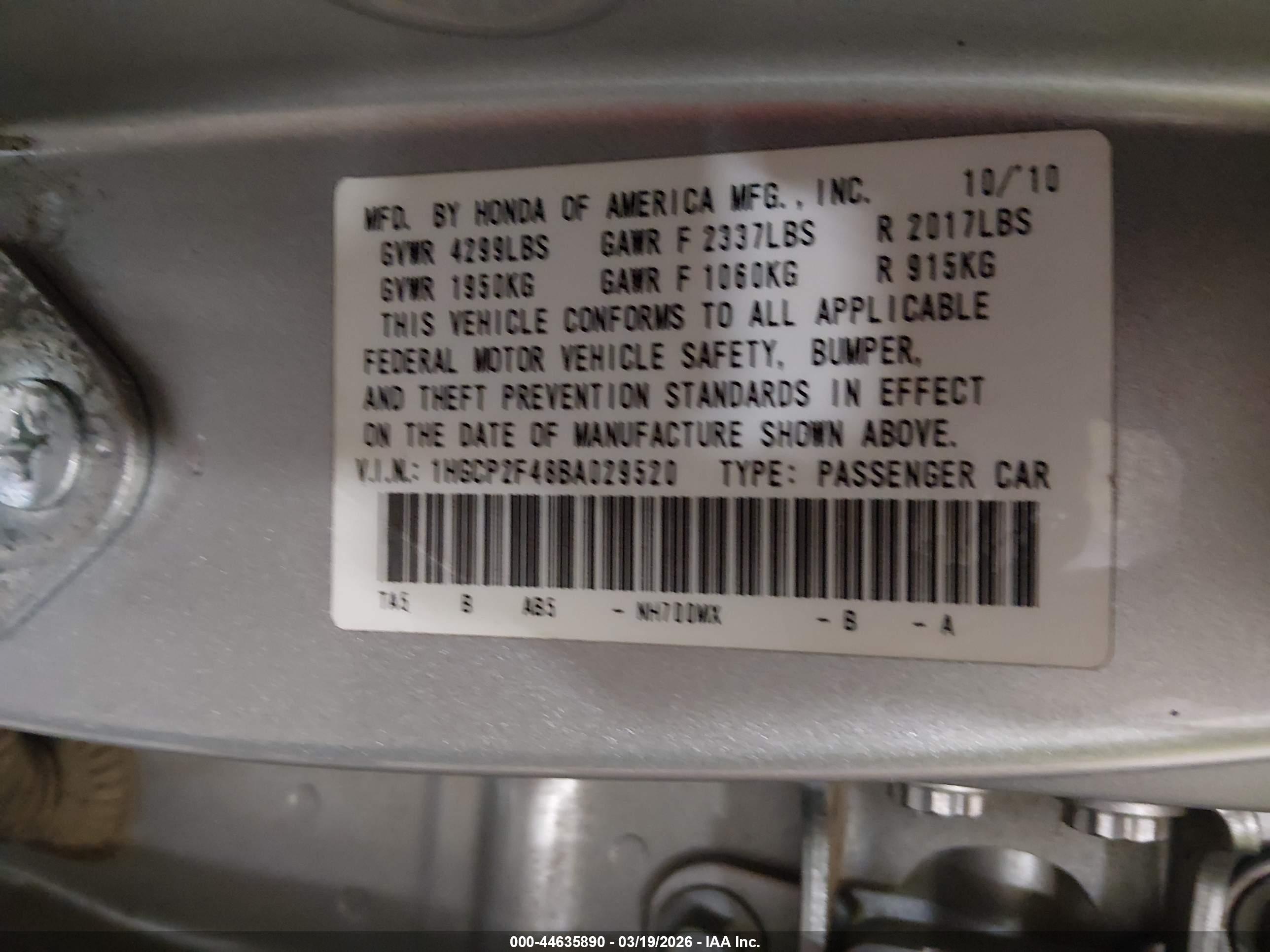 HONDA ACCORD image 9