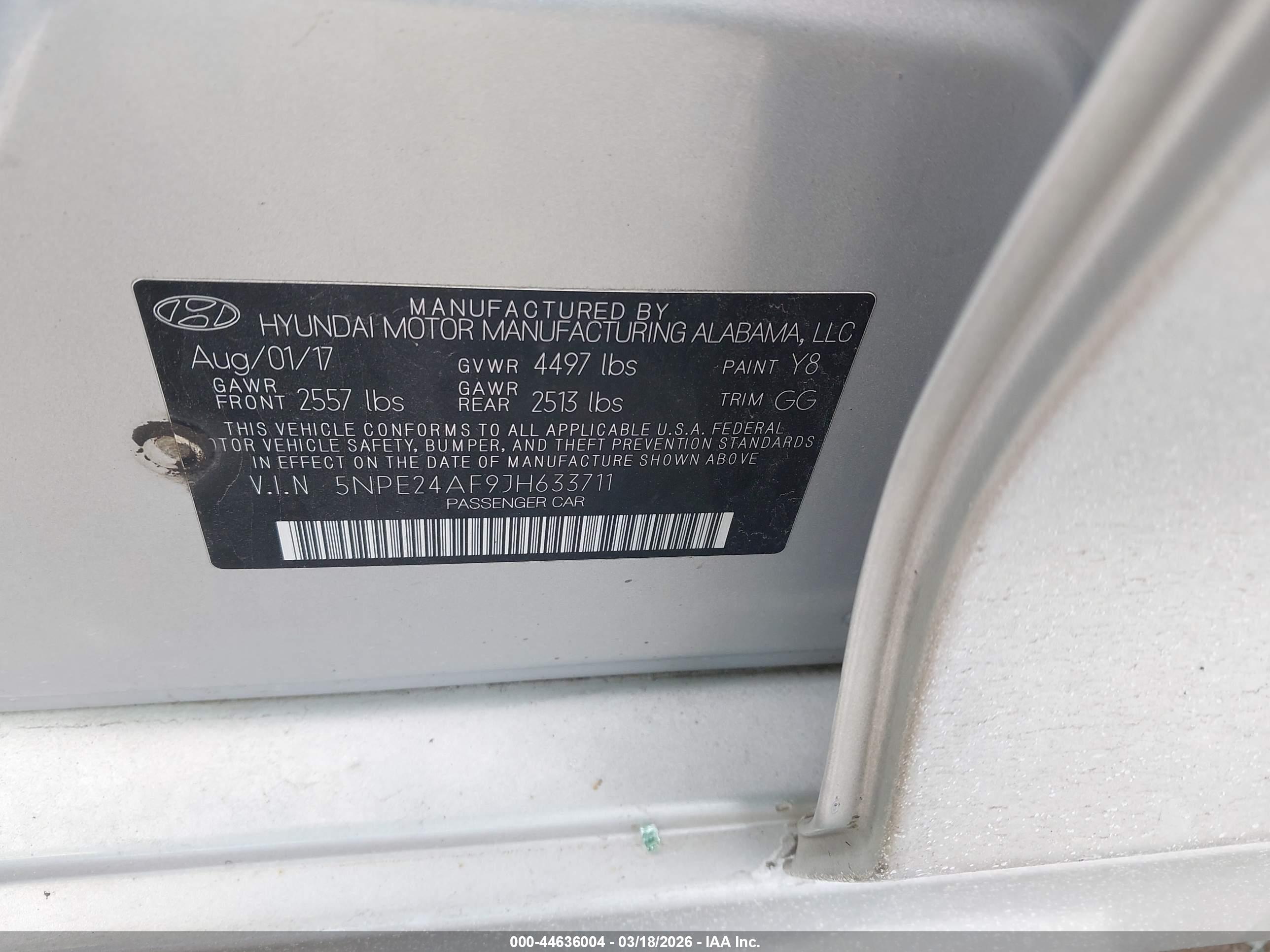 HYUNDAI SONATA image 9