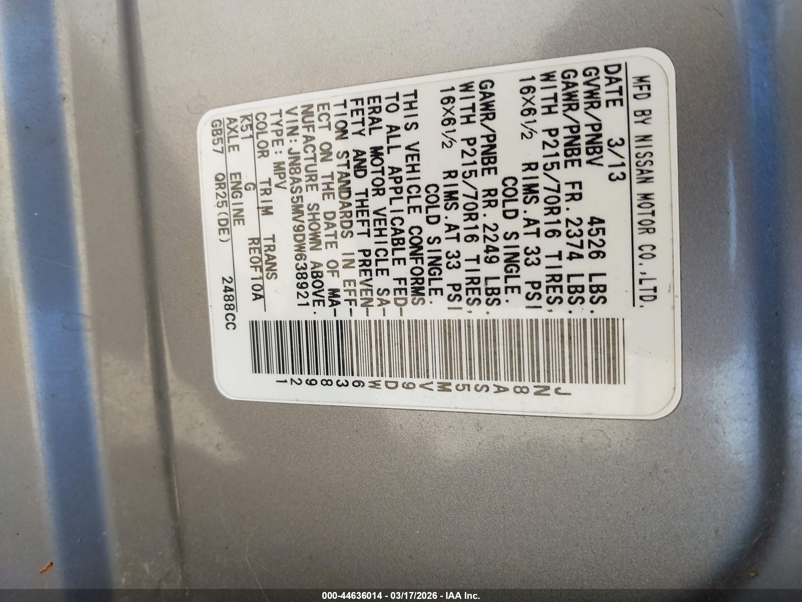 NISSAN ROGUE image 9
