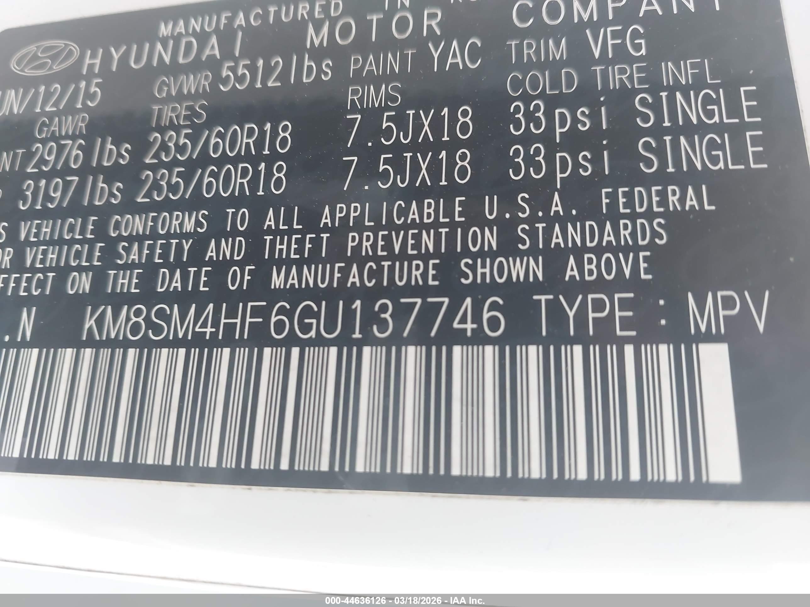 HYUNDAI SANTA image 9