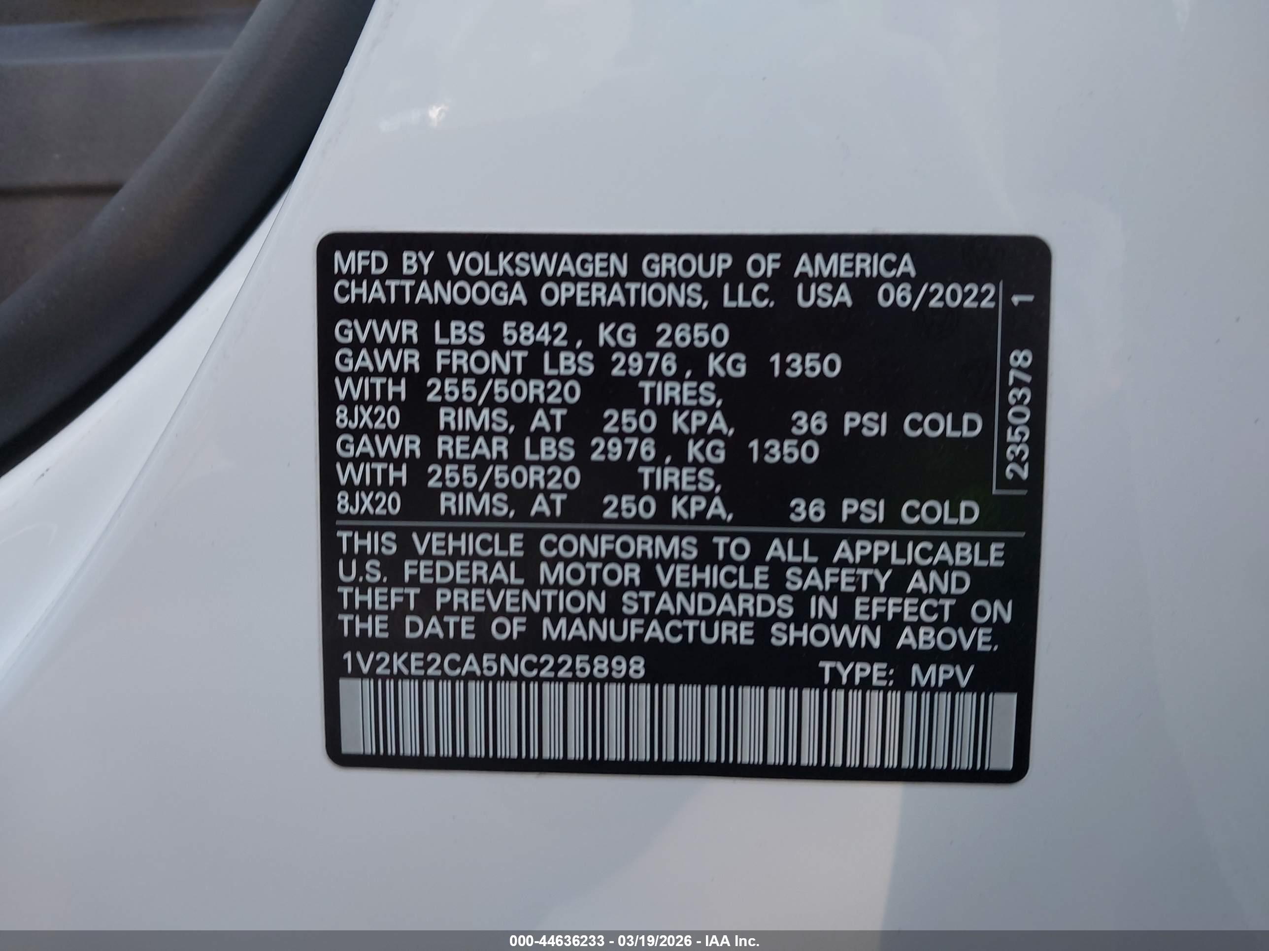 VOLKSWAGEN ATLAS image 9