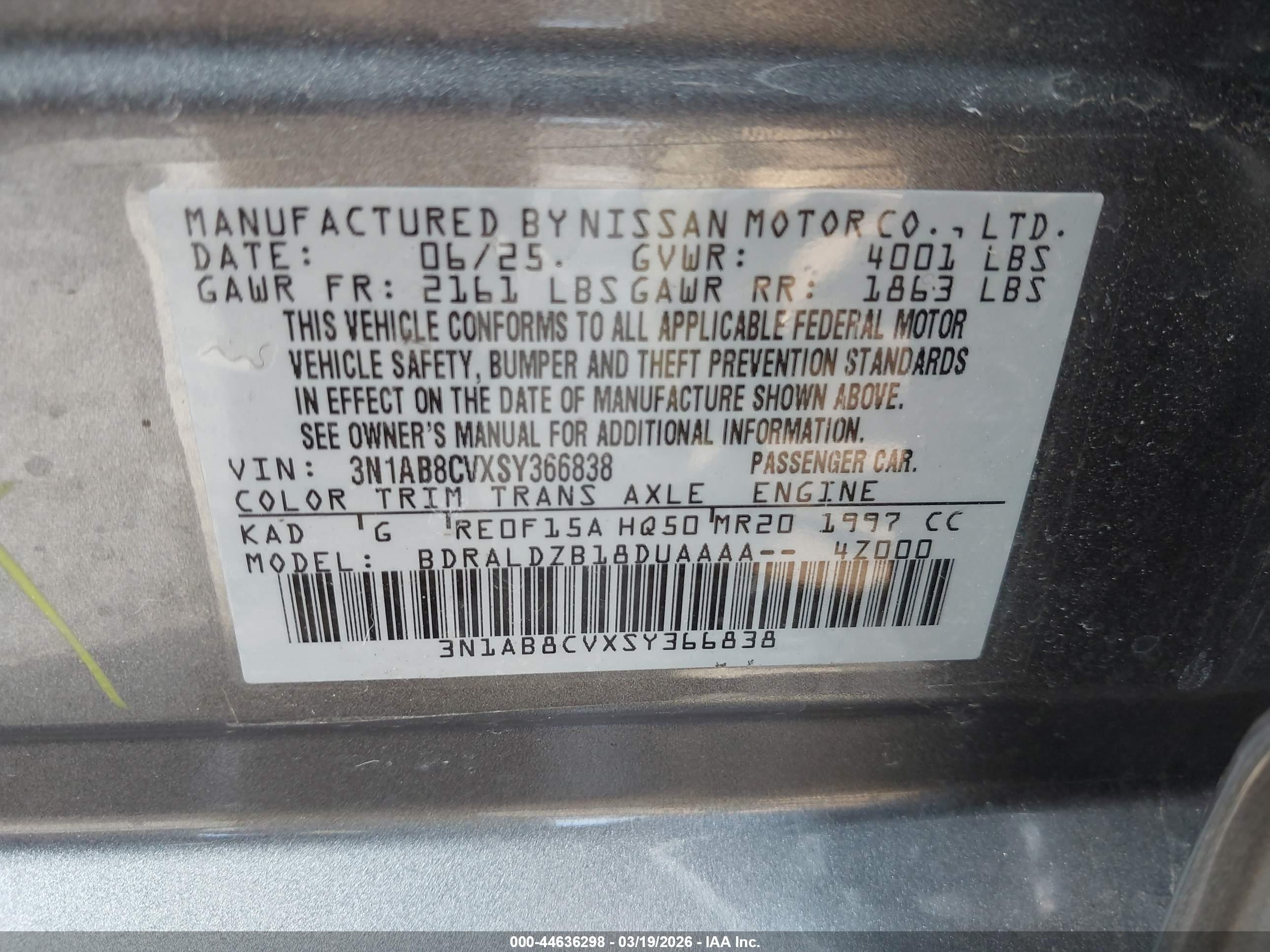 NISSAN SENTRA image 9