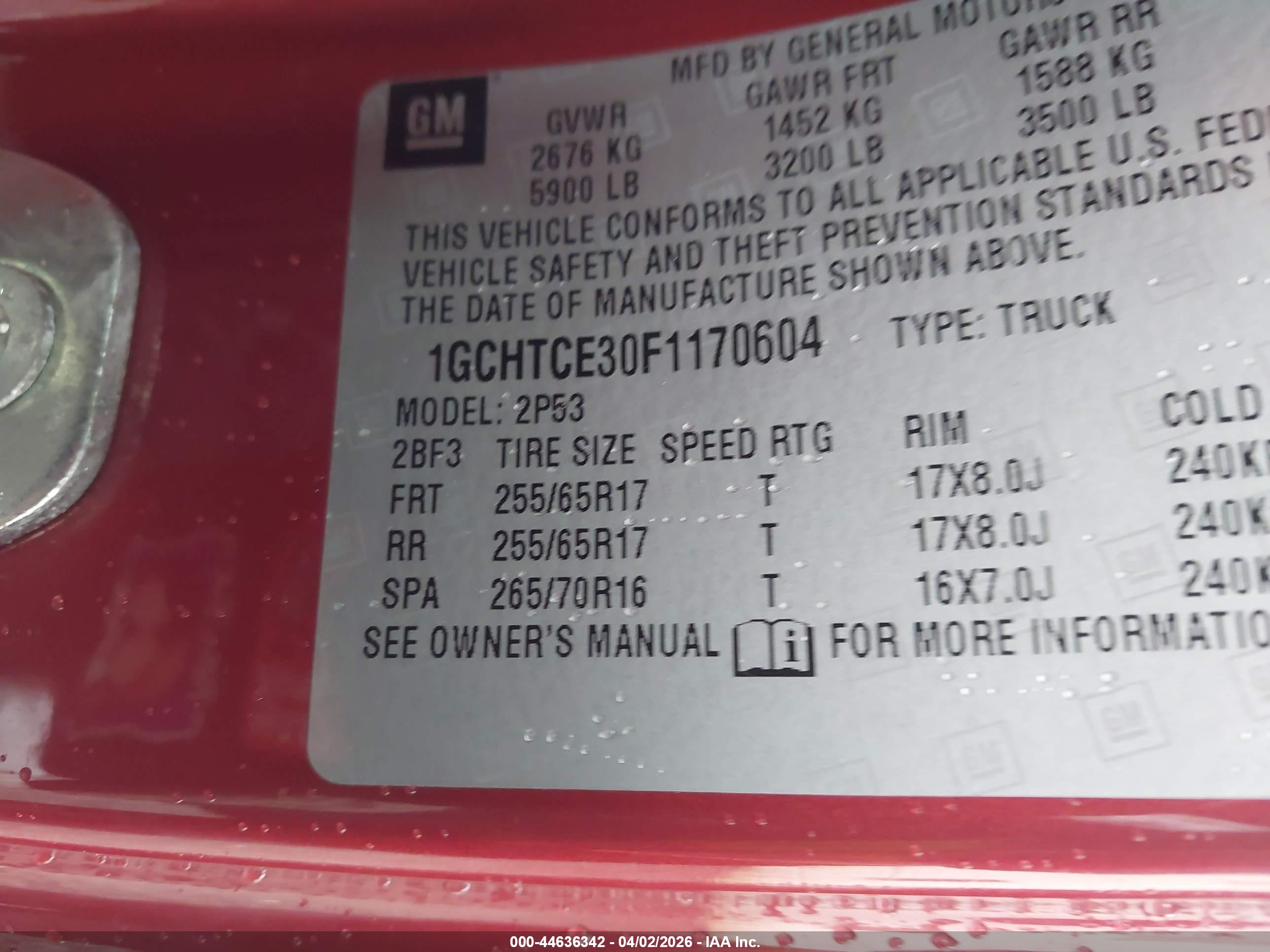 CHEVROLET COLORADO image 9
