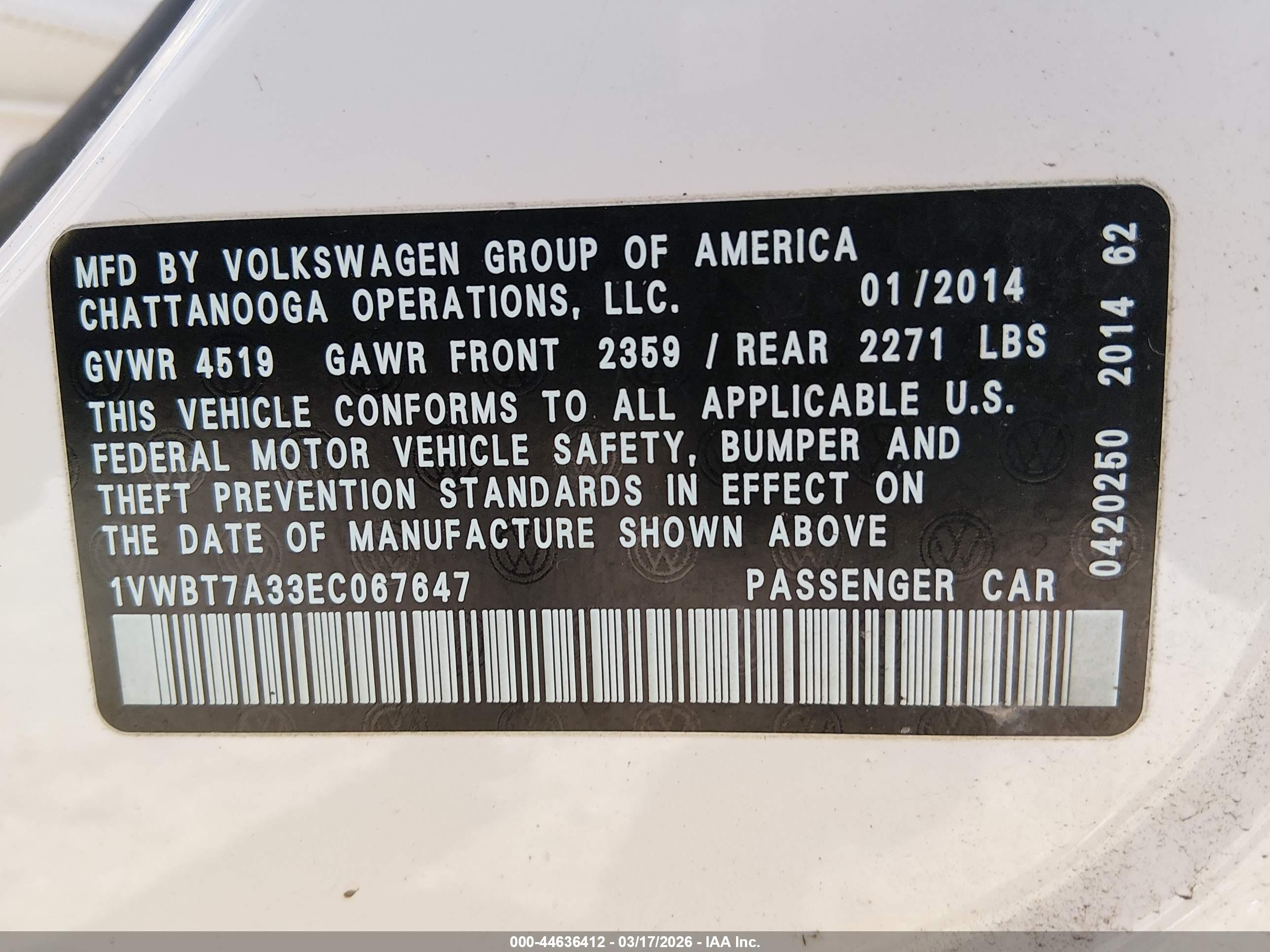 VOLKSWAGEN PASSAT image 9