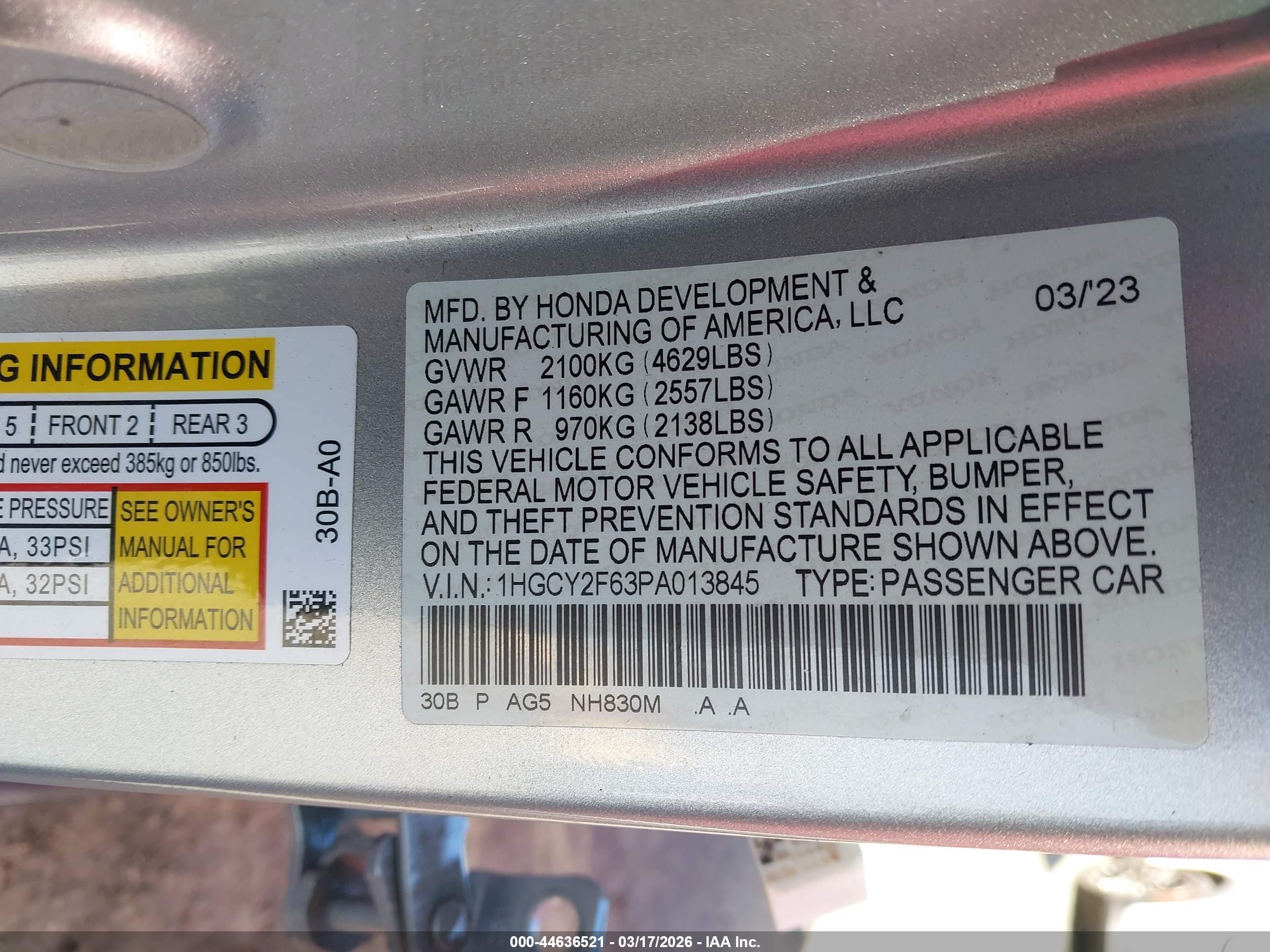 HONDA ACCORD image 9