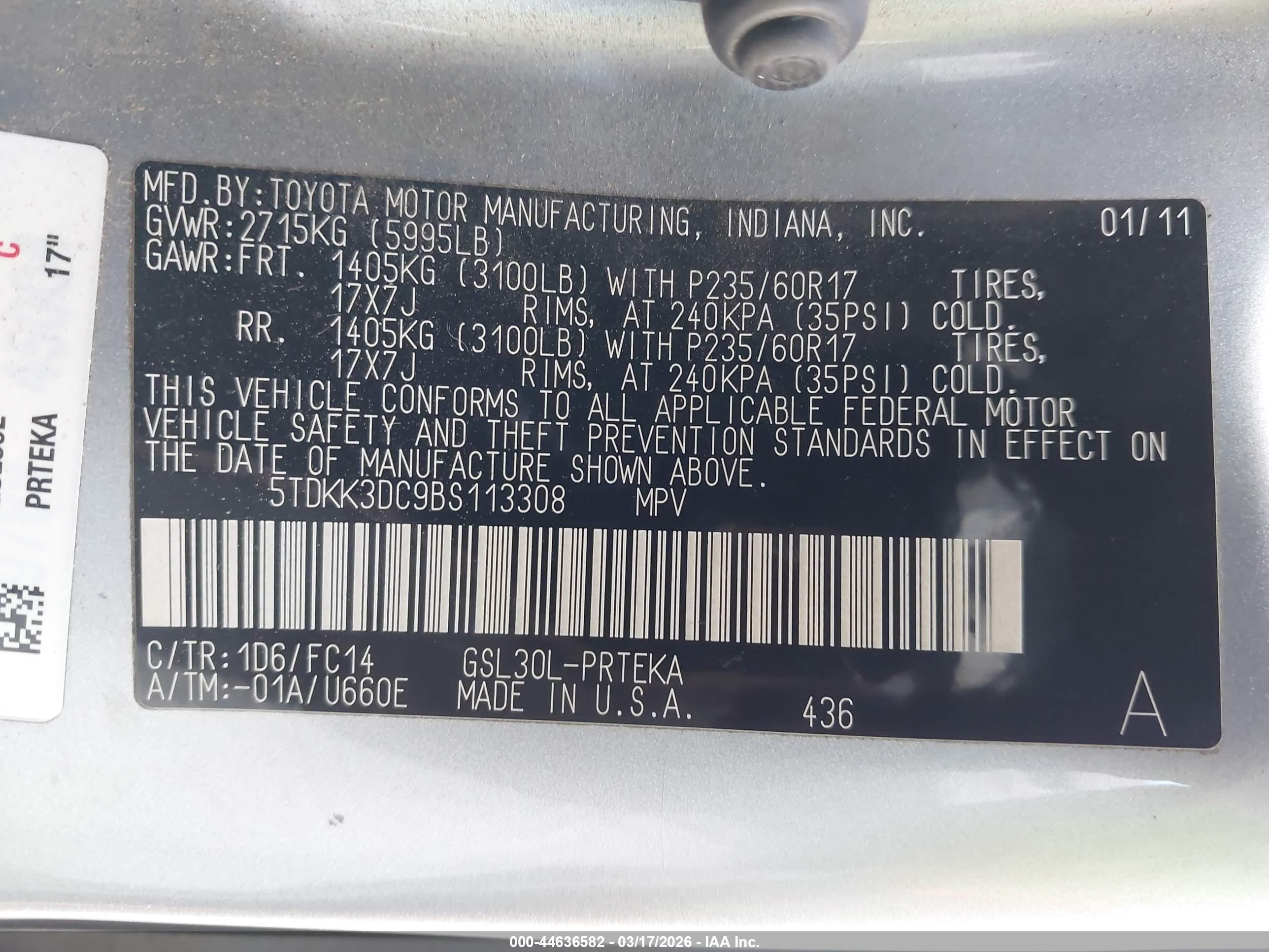 TOYOTA SIENNA image 9