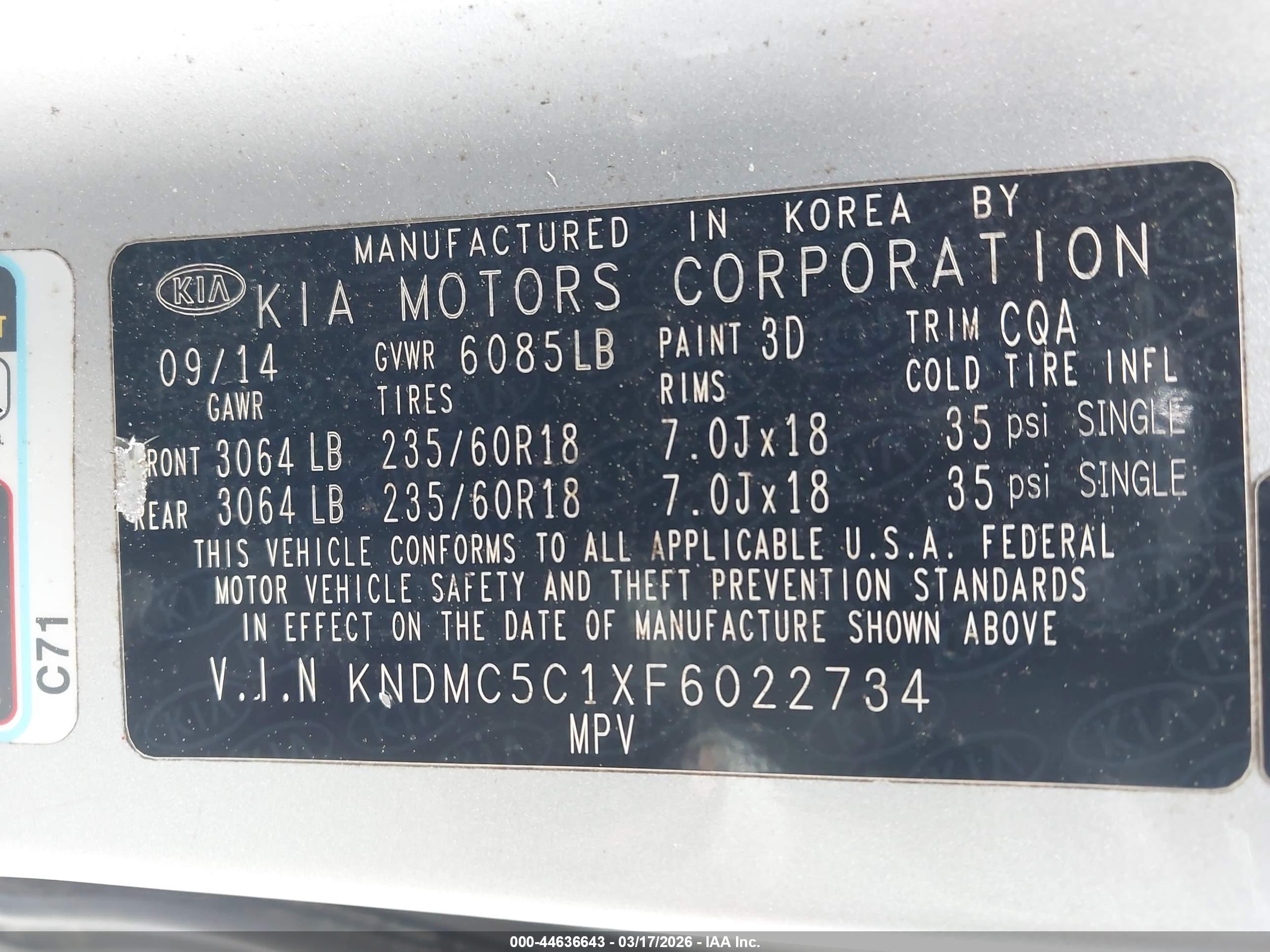 KIA SEDONA image 9