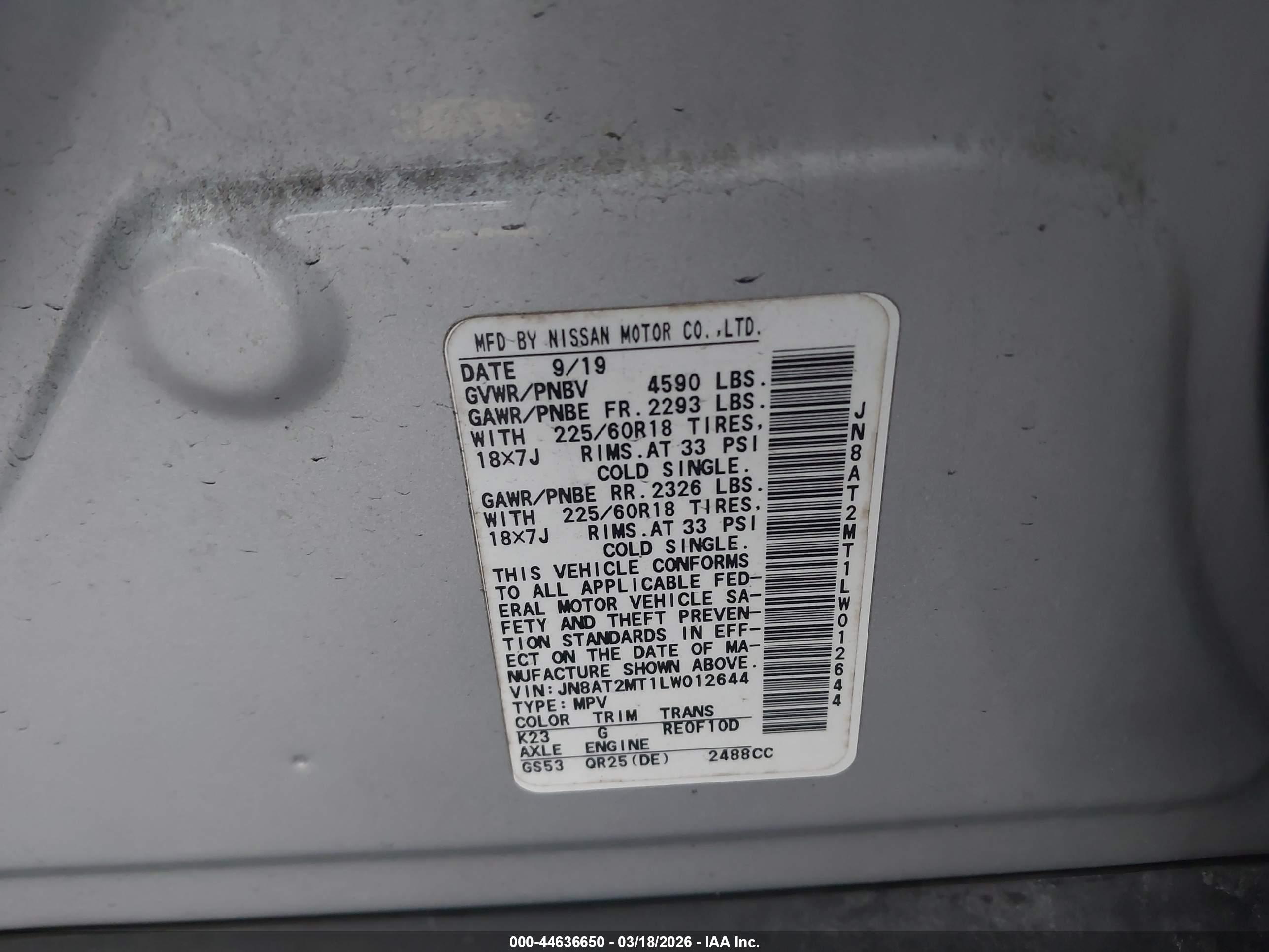 NISSAN ROGUE image 9