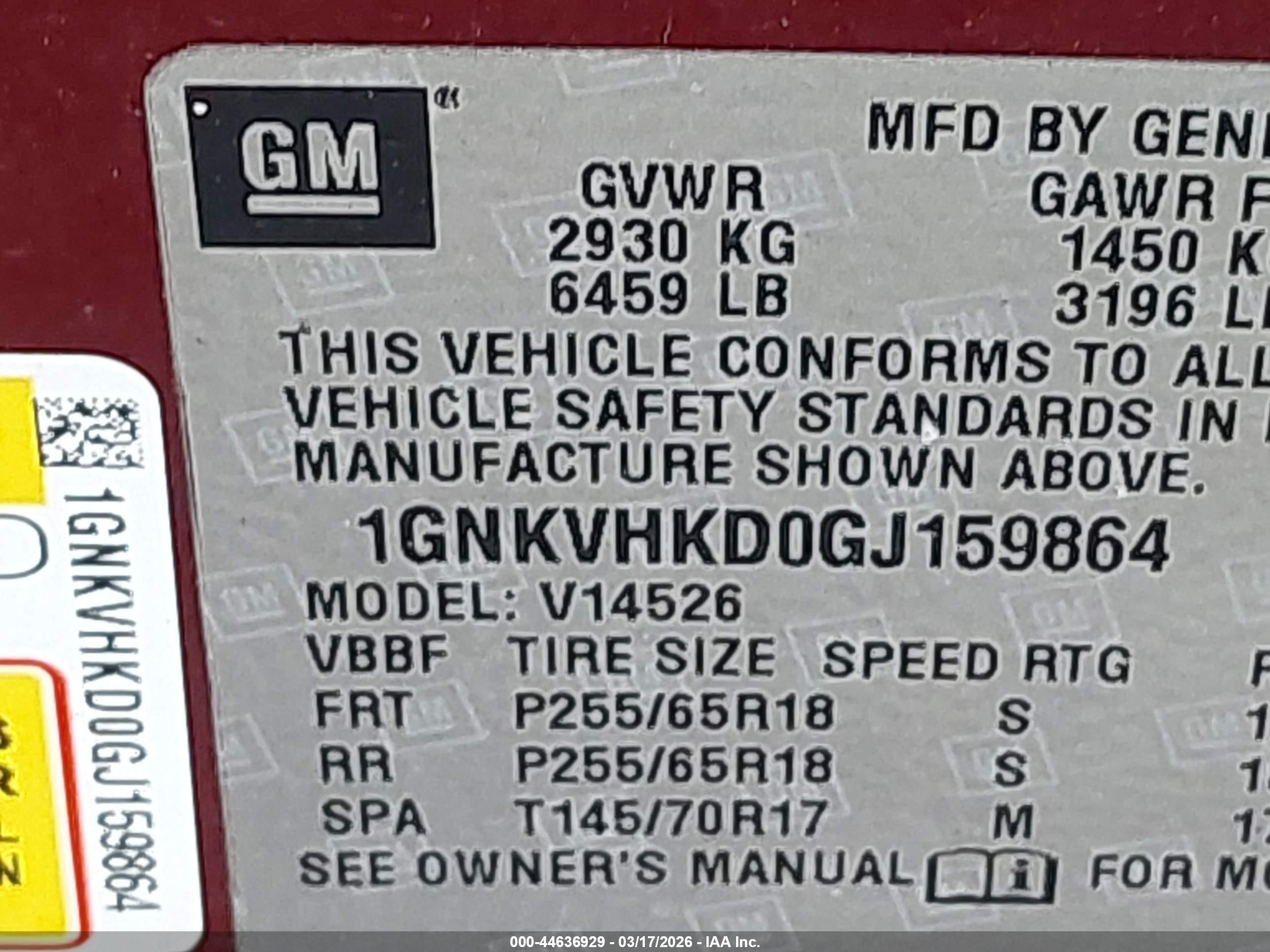 CHEVROLET TRAVERSE image 9