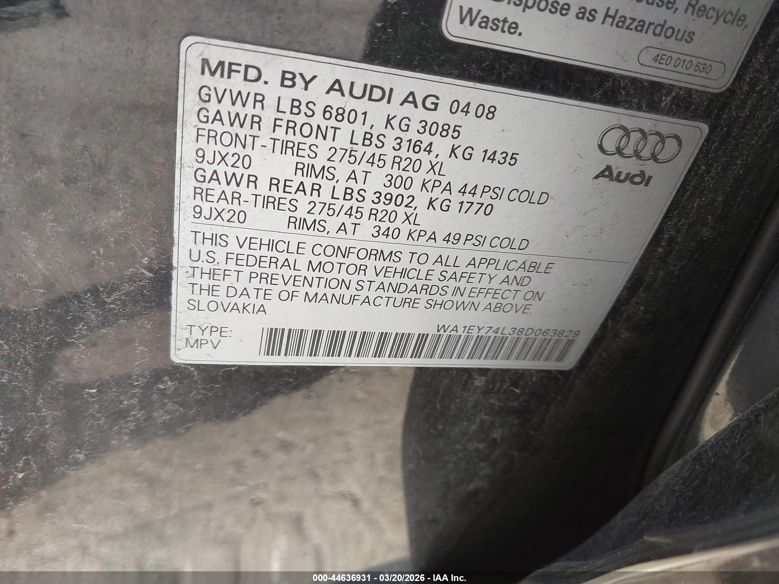 AUDI Q7 image 9