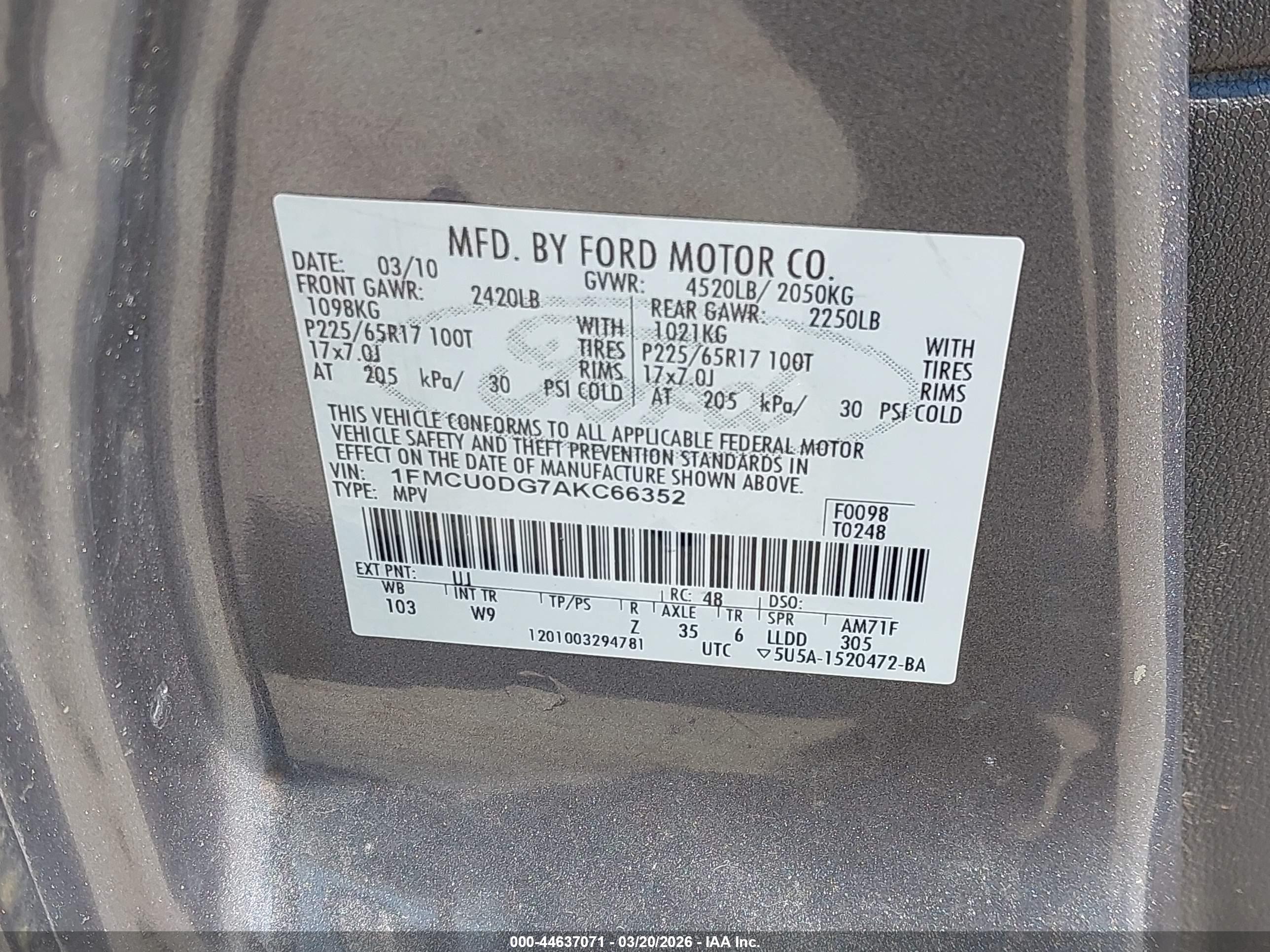 FORD ESCAPE image 9