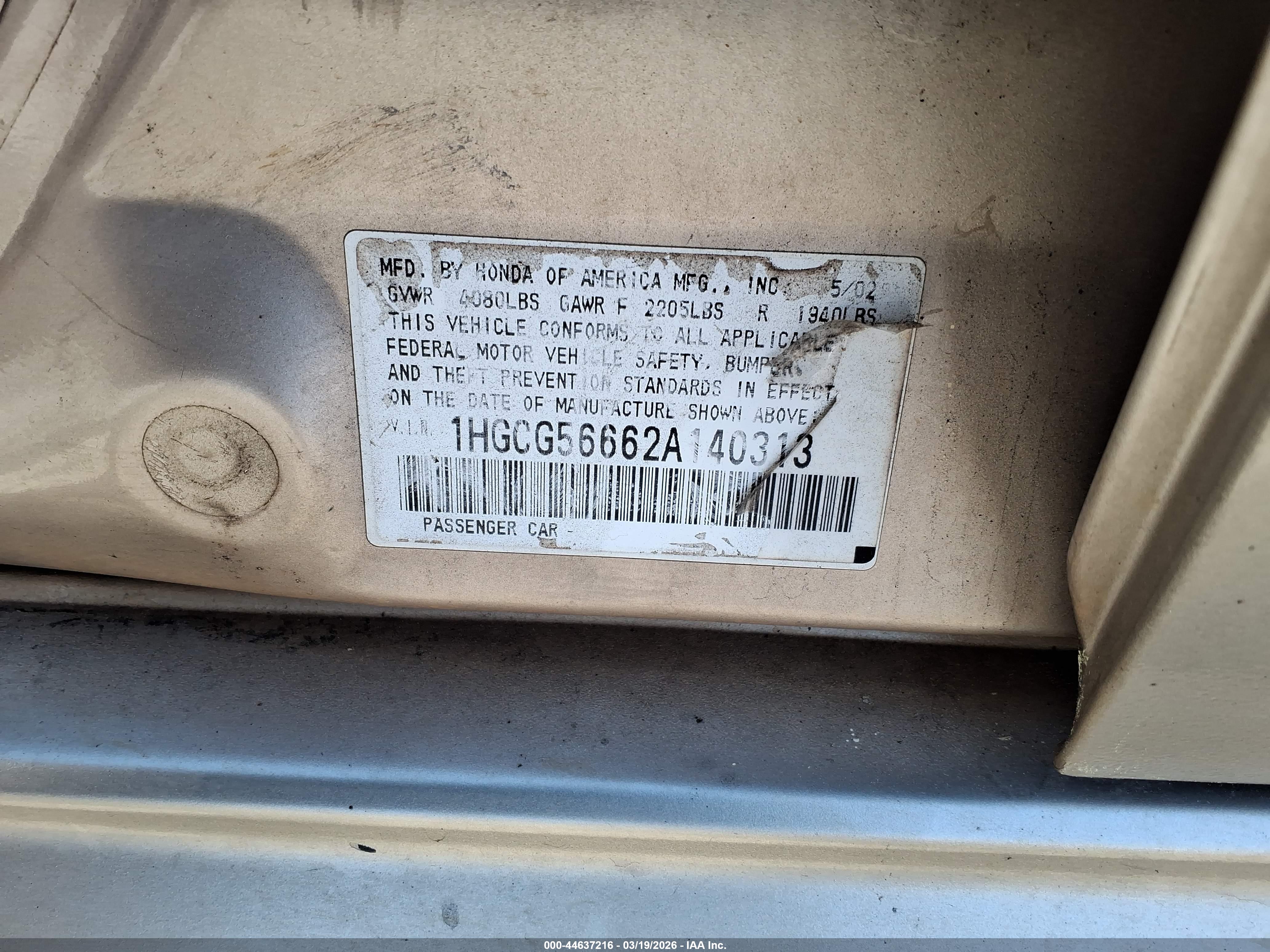HONDA ACCORD image 9