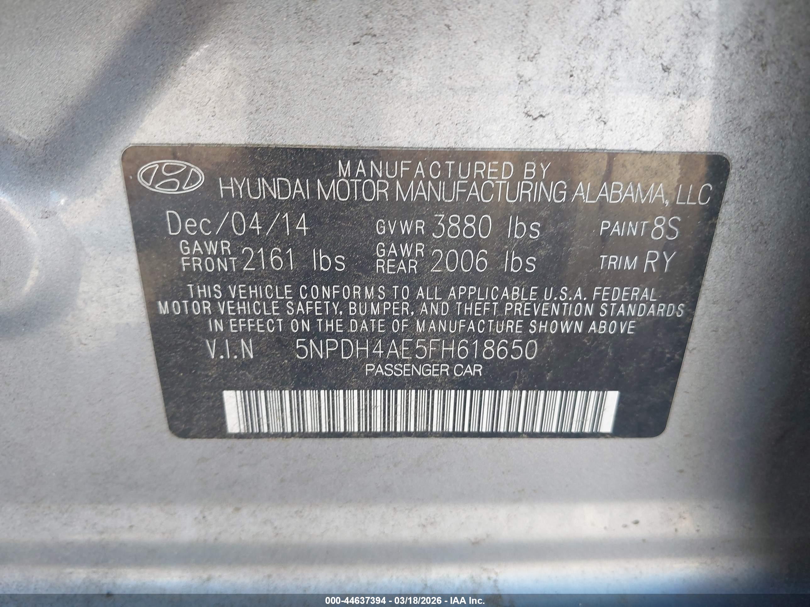 HYUNDAI ELANTRA image 9