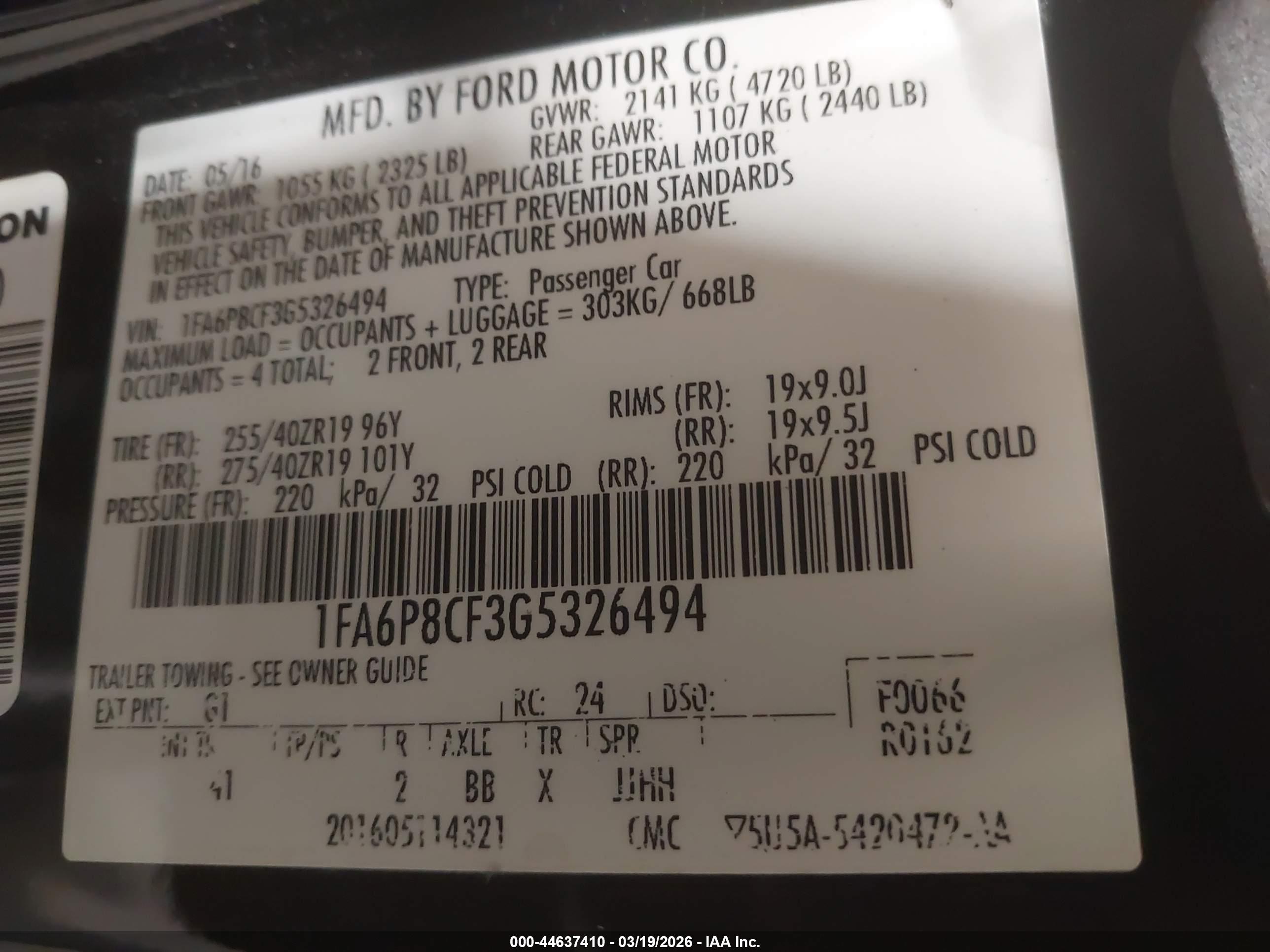 FORD MUSTANG image 9