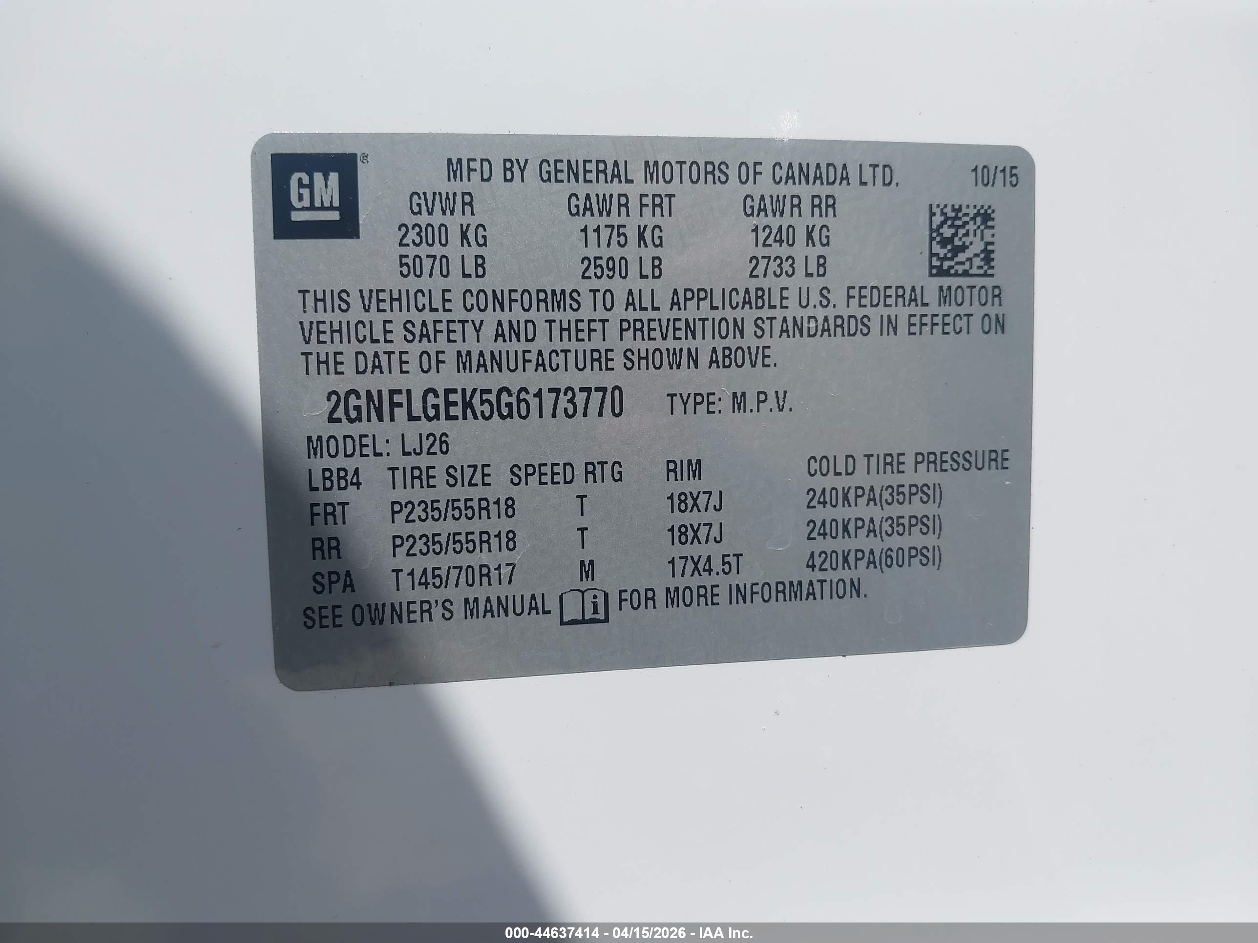 CHEVROLET EQUINOX image 9