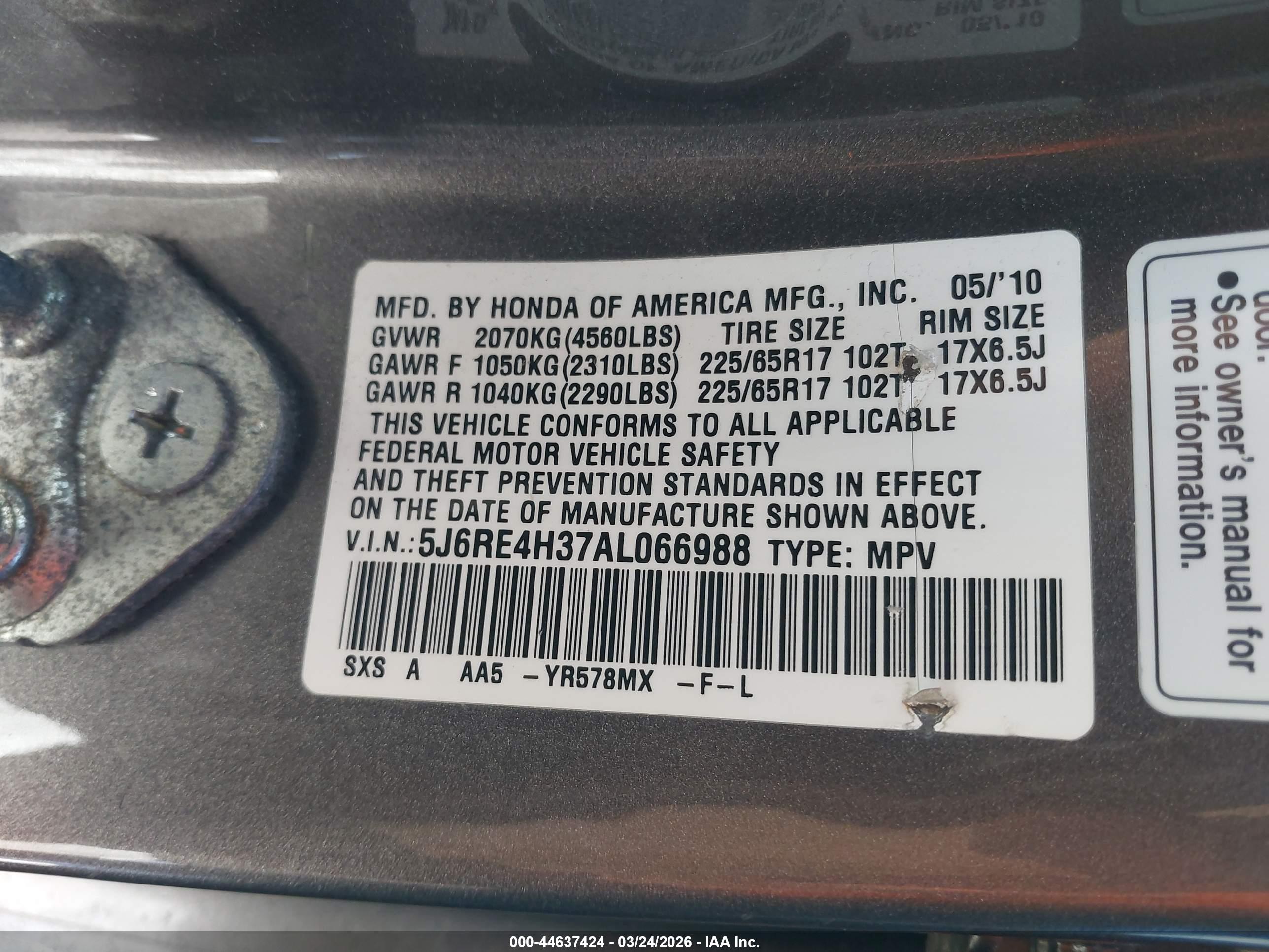 HONDA CR-V image 9
