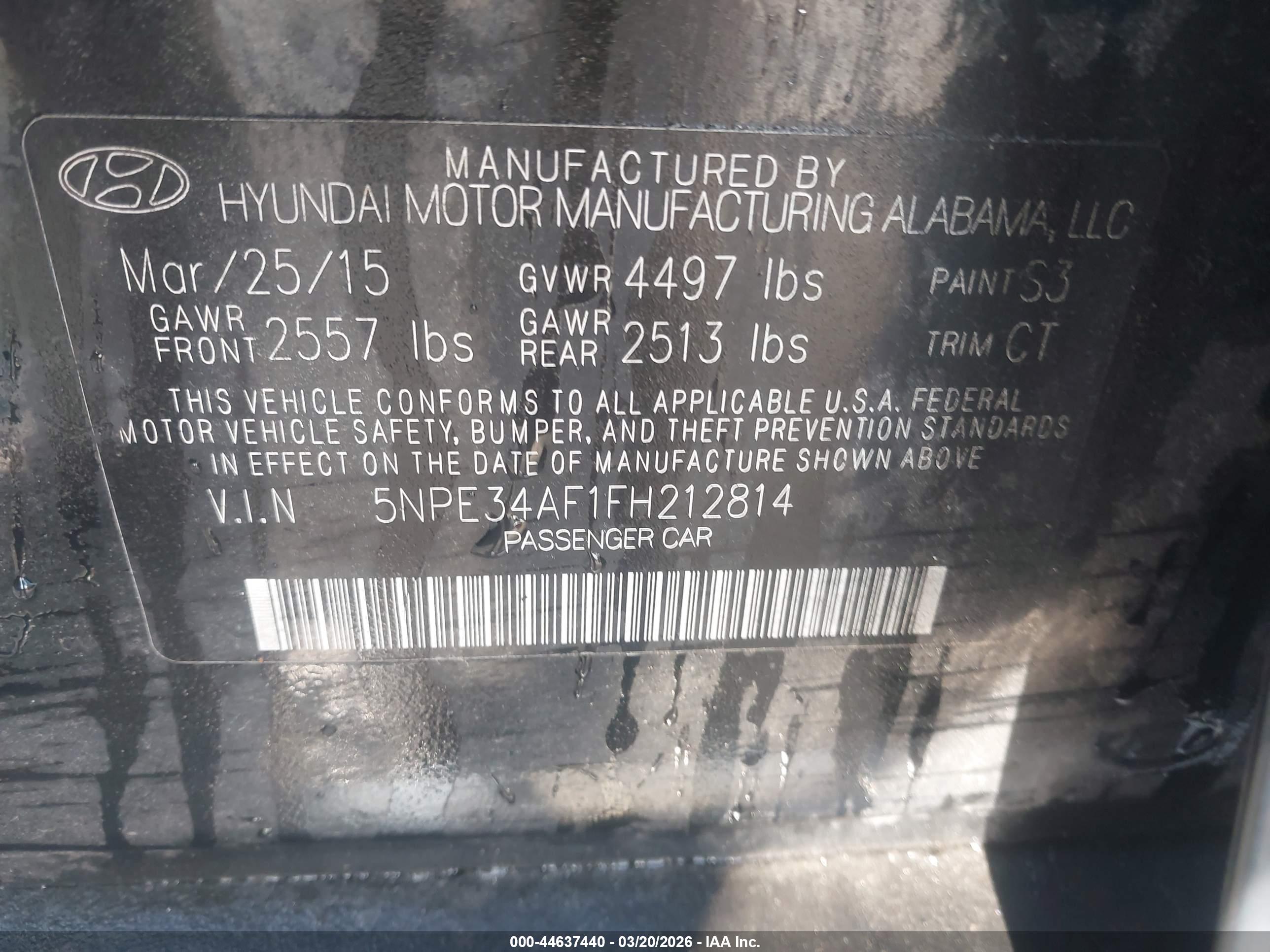 HYUNDAI SONATA image 9