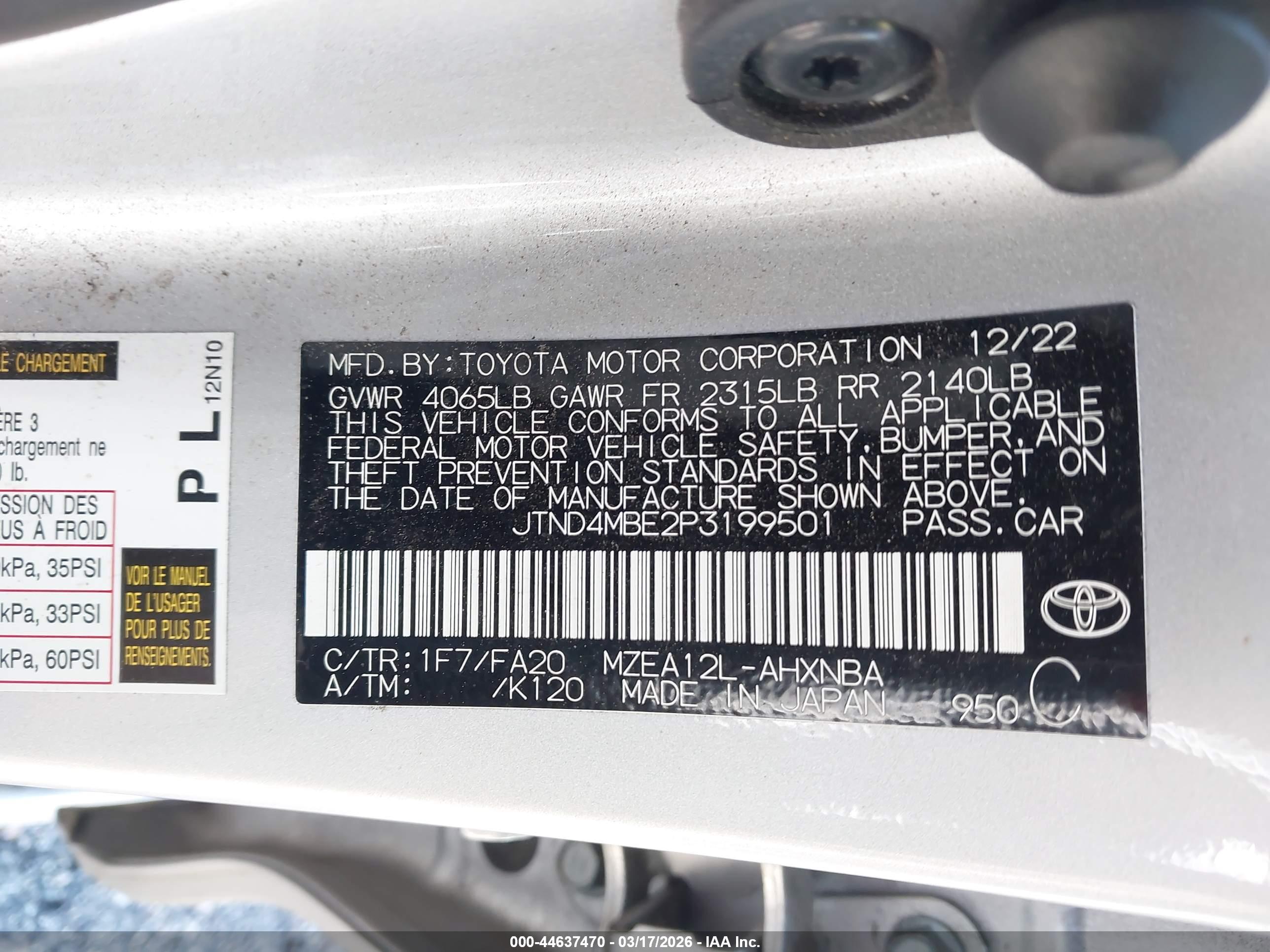 TOYOTA COROLLA image 9
