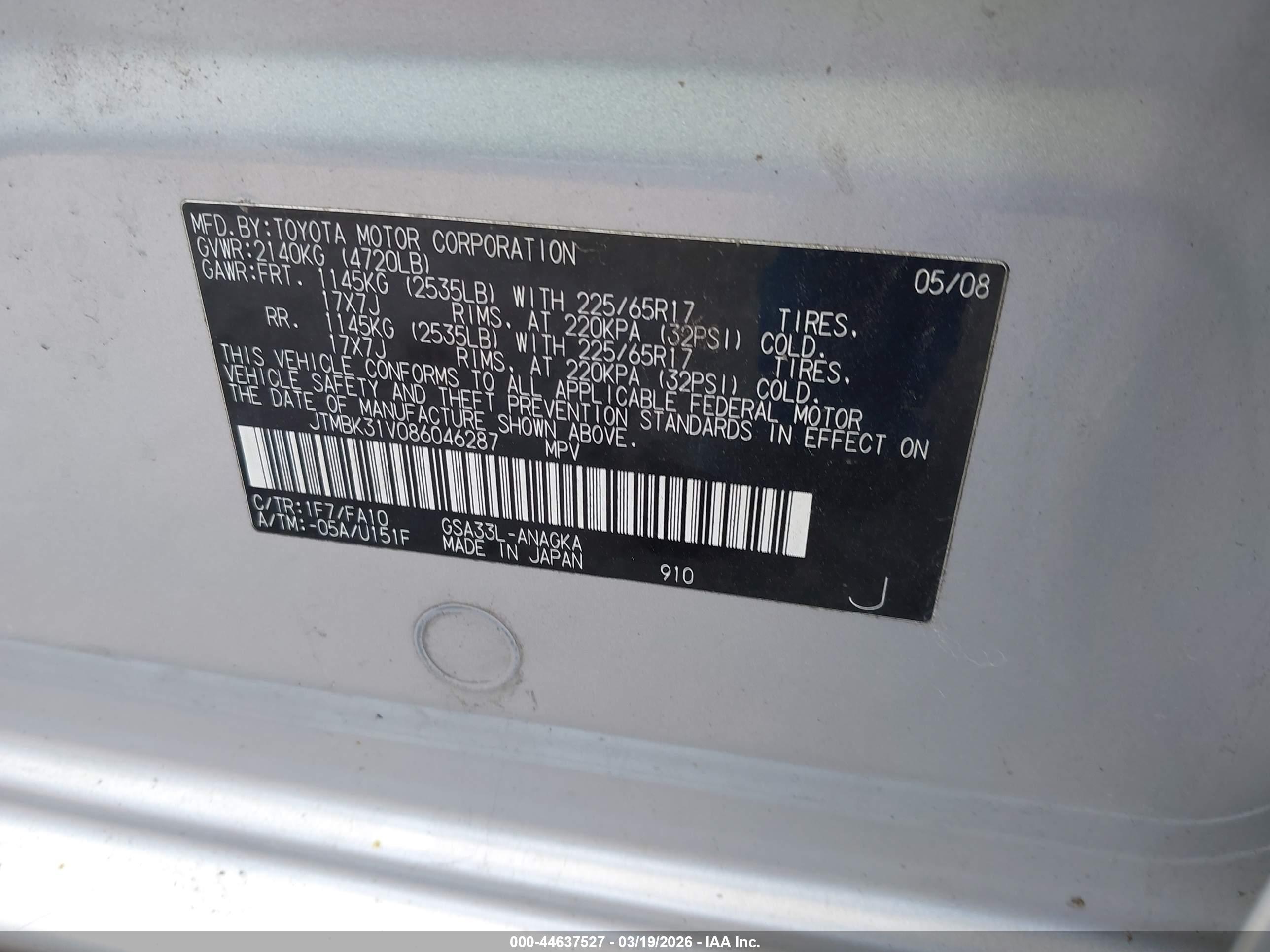 TOYOTA RAV4 image 9