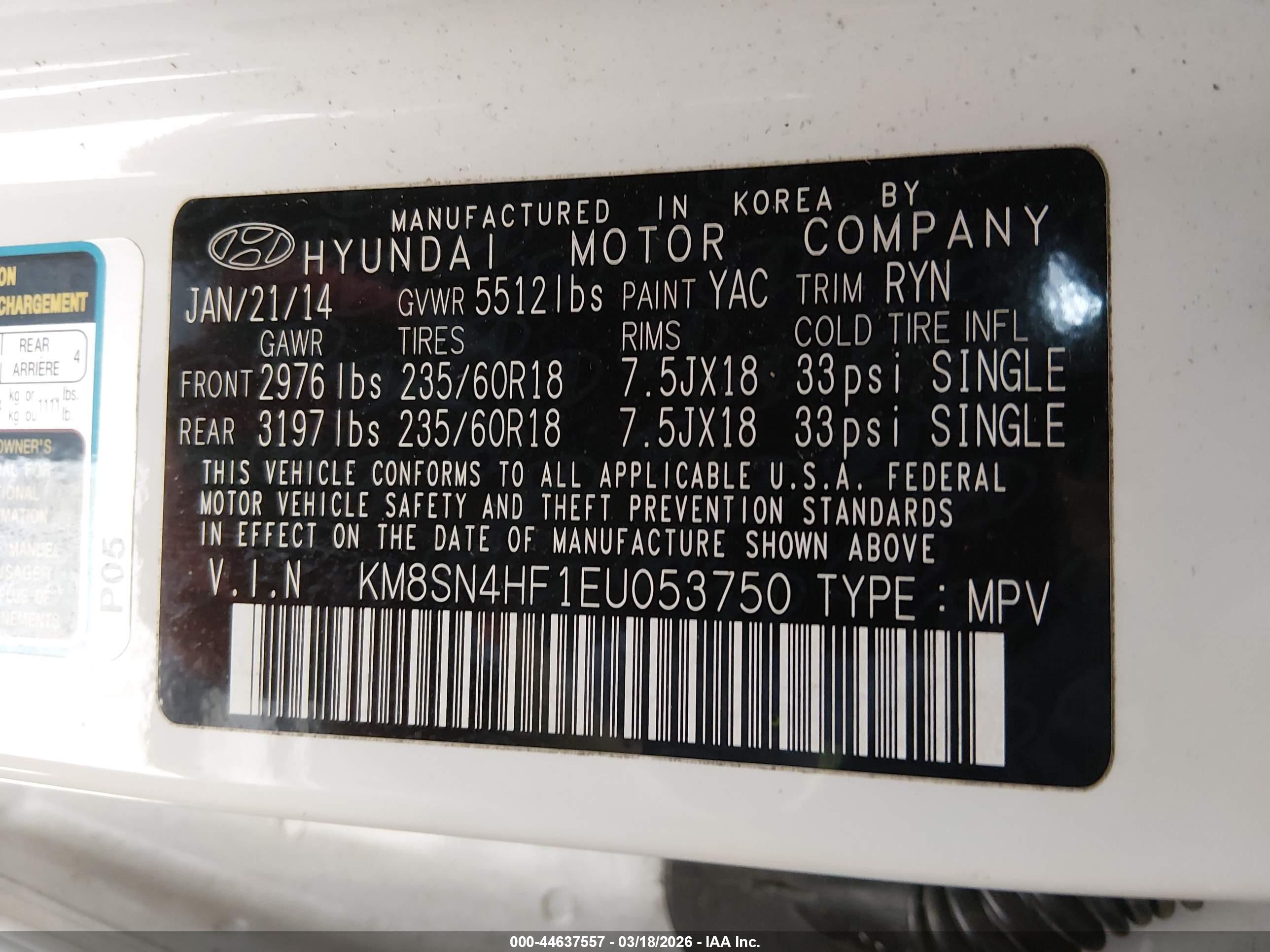 HYUNDAI SANTA image 9