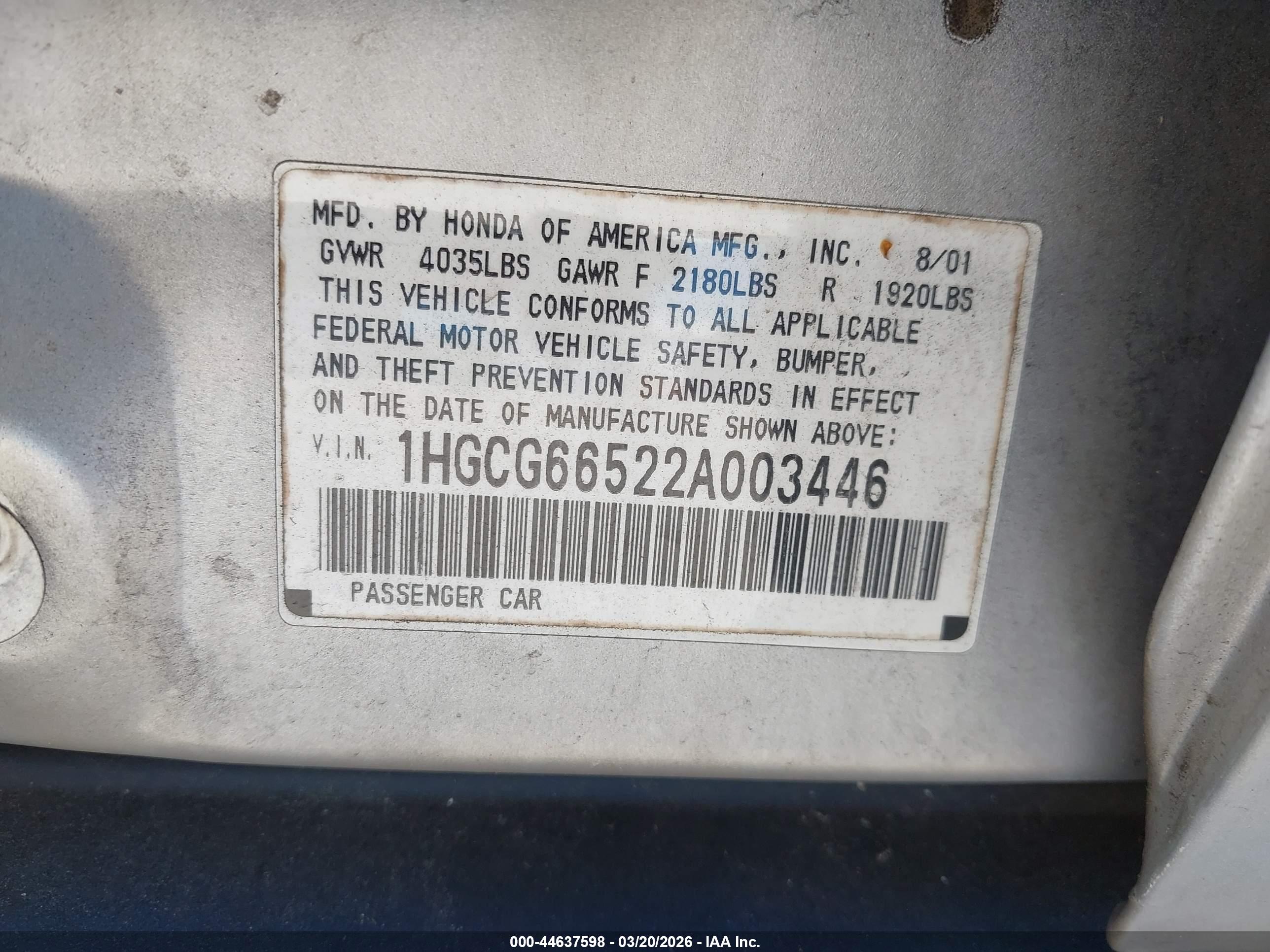 HONDA ACCORD image 9
