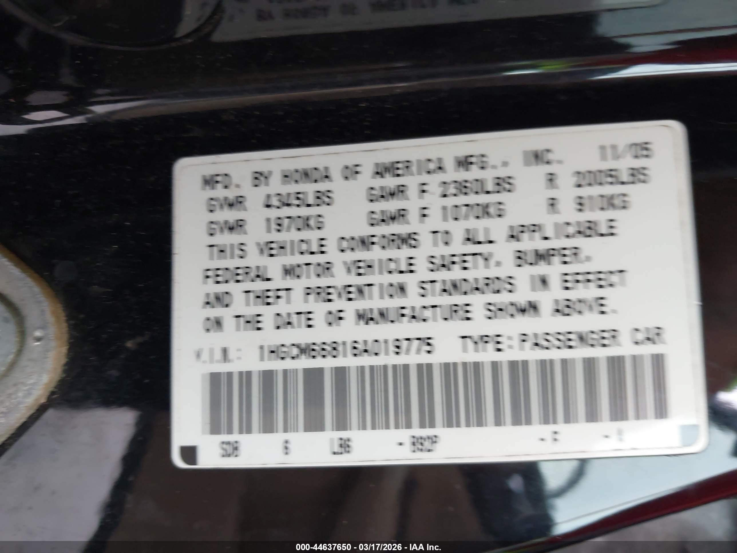 HONDA ACCORD image 9