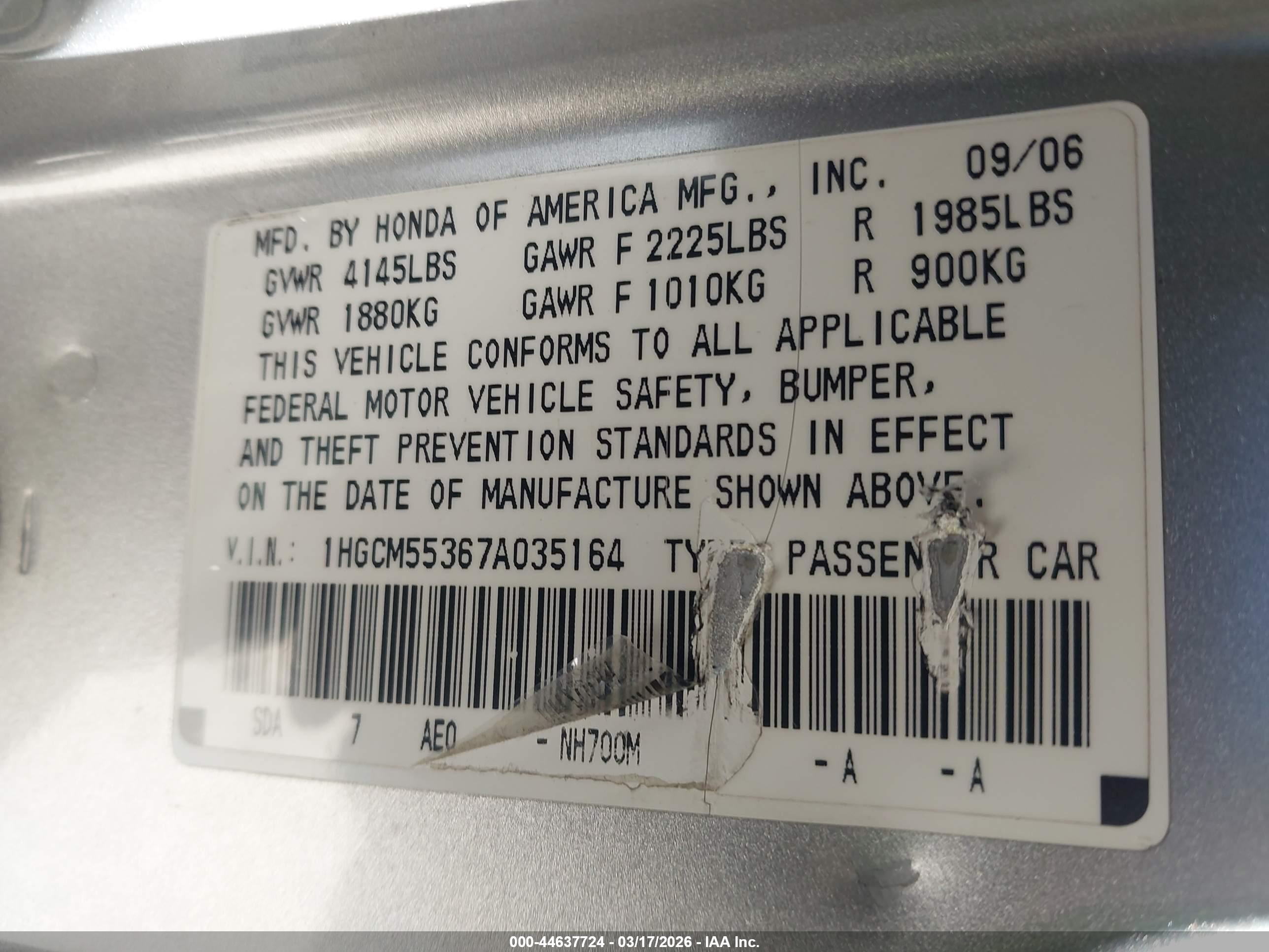 HONDA ACCORD image 9