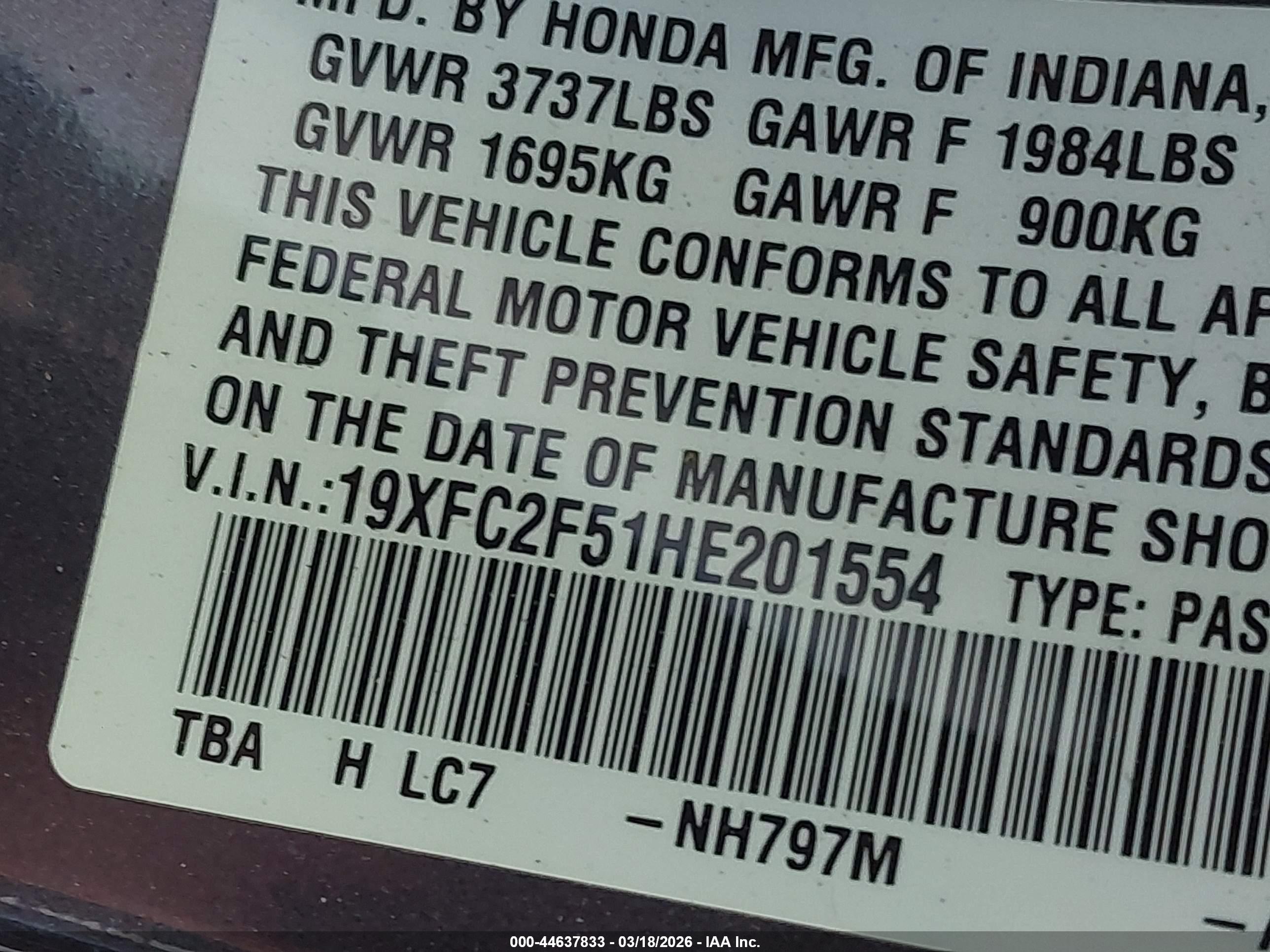HONDA CIVIC image 9