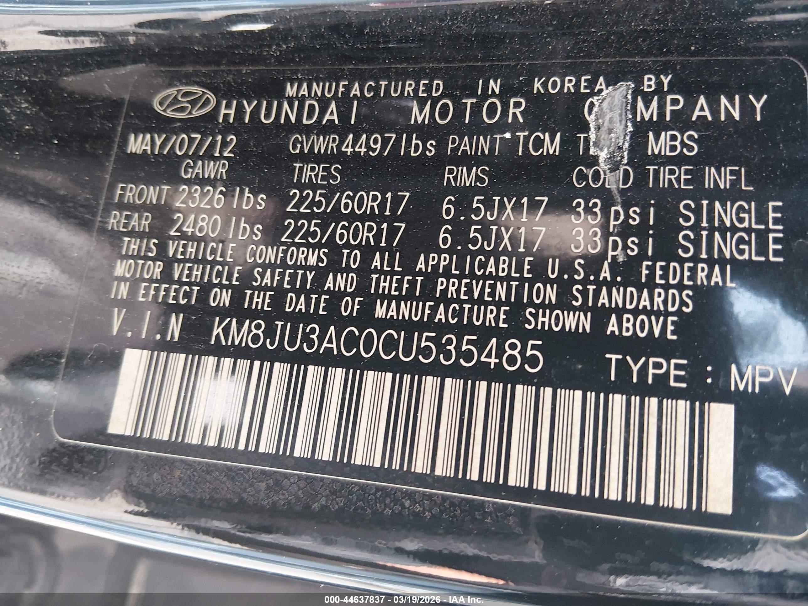 HYUNDAI TUCSON image 9