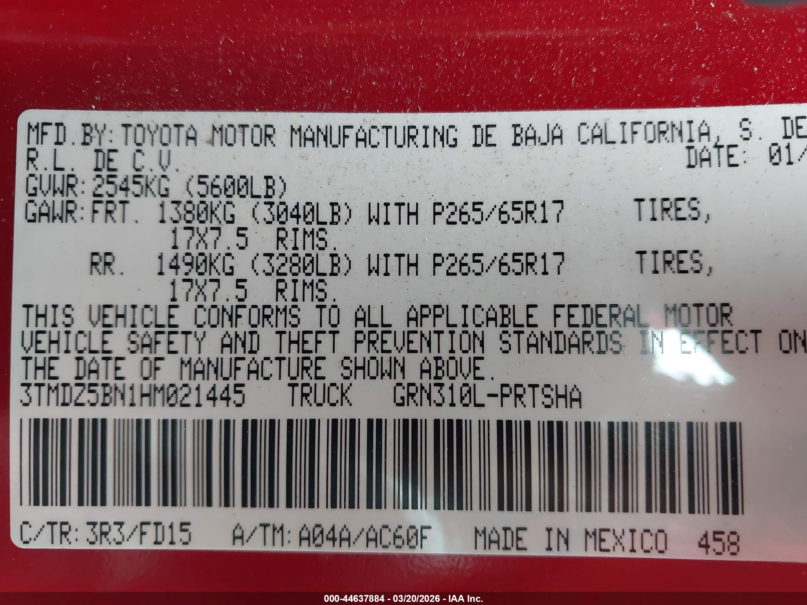 TOYOTA TACOMA image 9