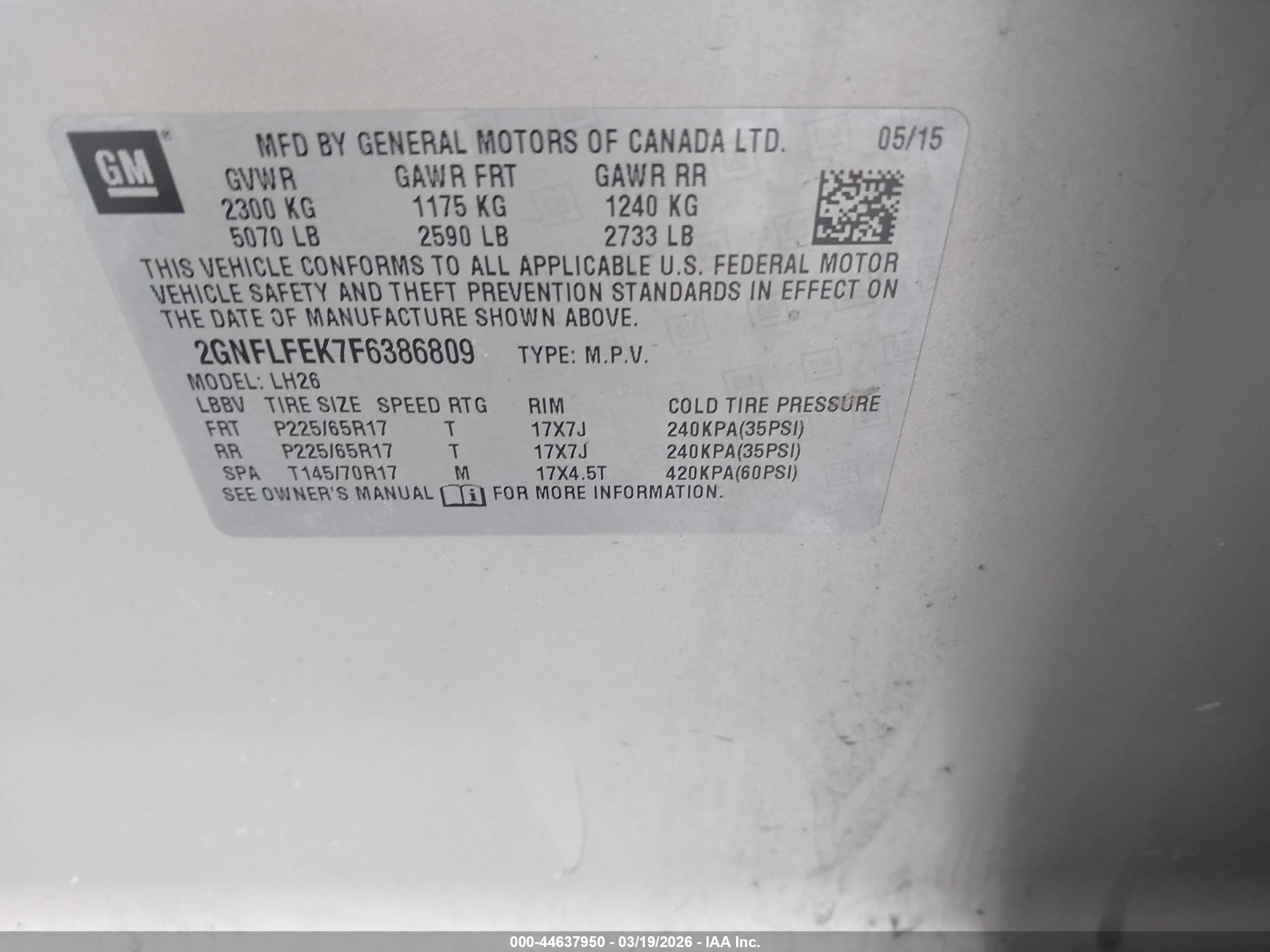 CHEVROLET EQUINOX image 9