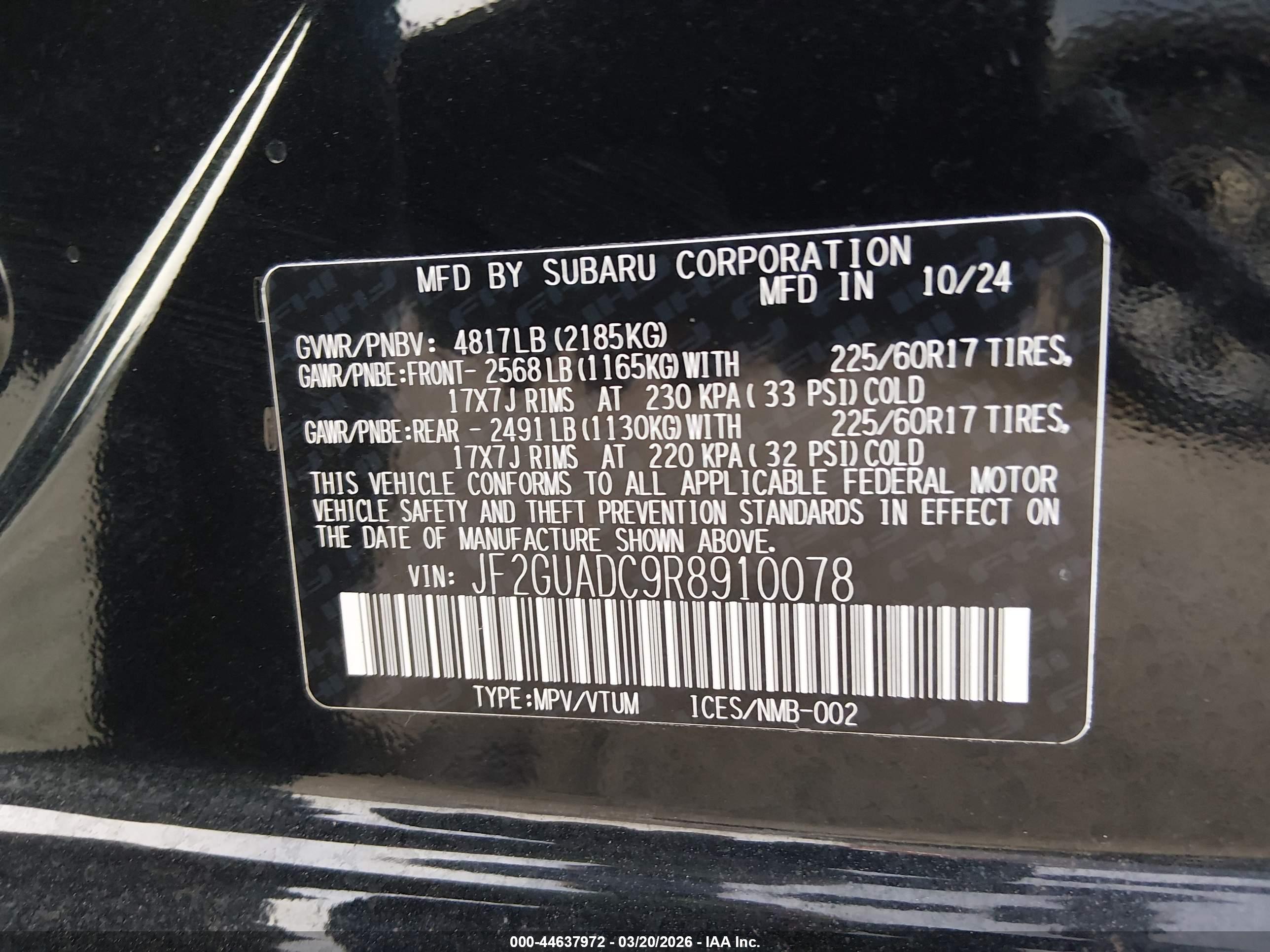 SUBARU CROSSTREK image 9