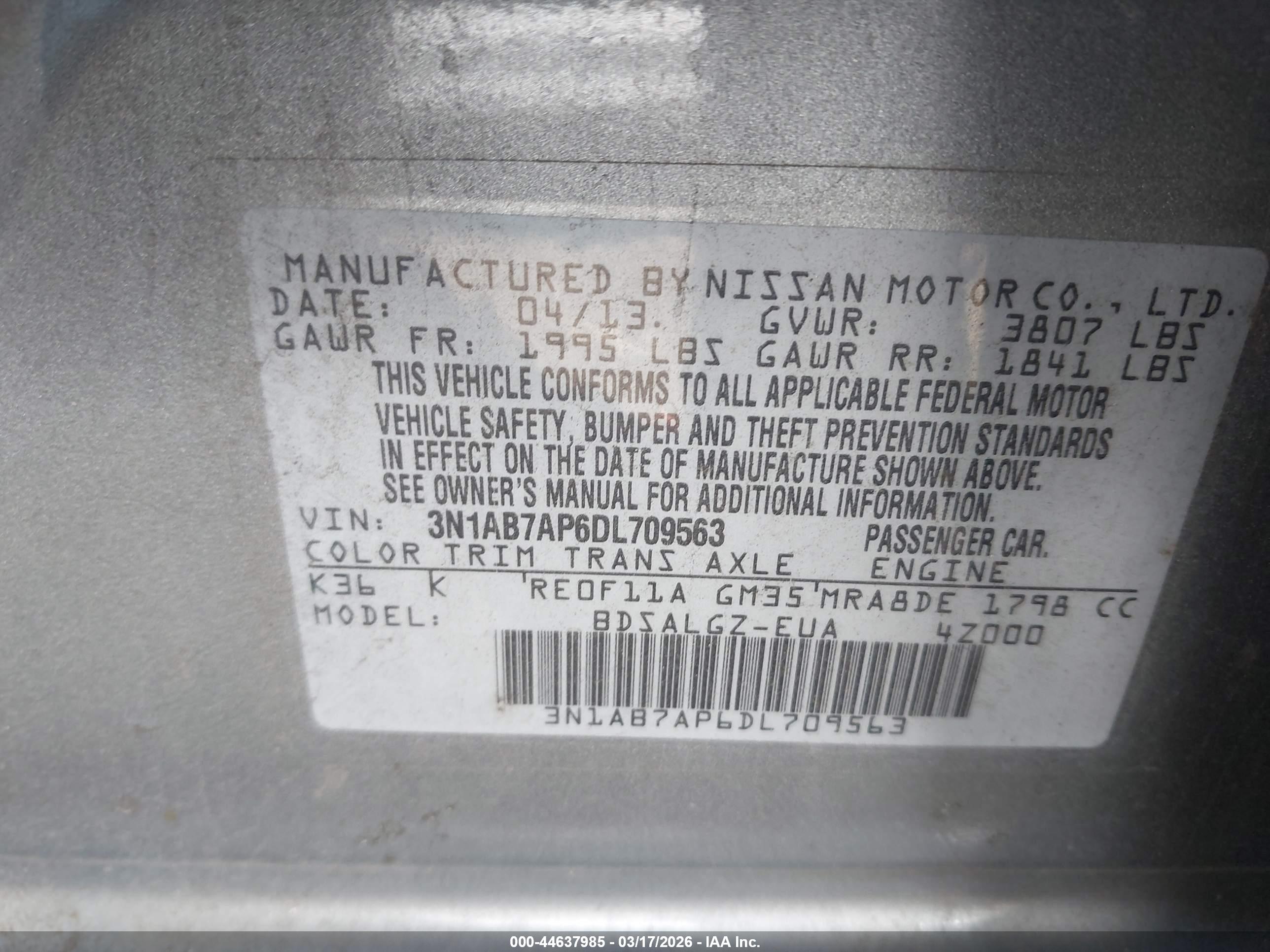 NISSAN SENTRA image 9