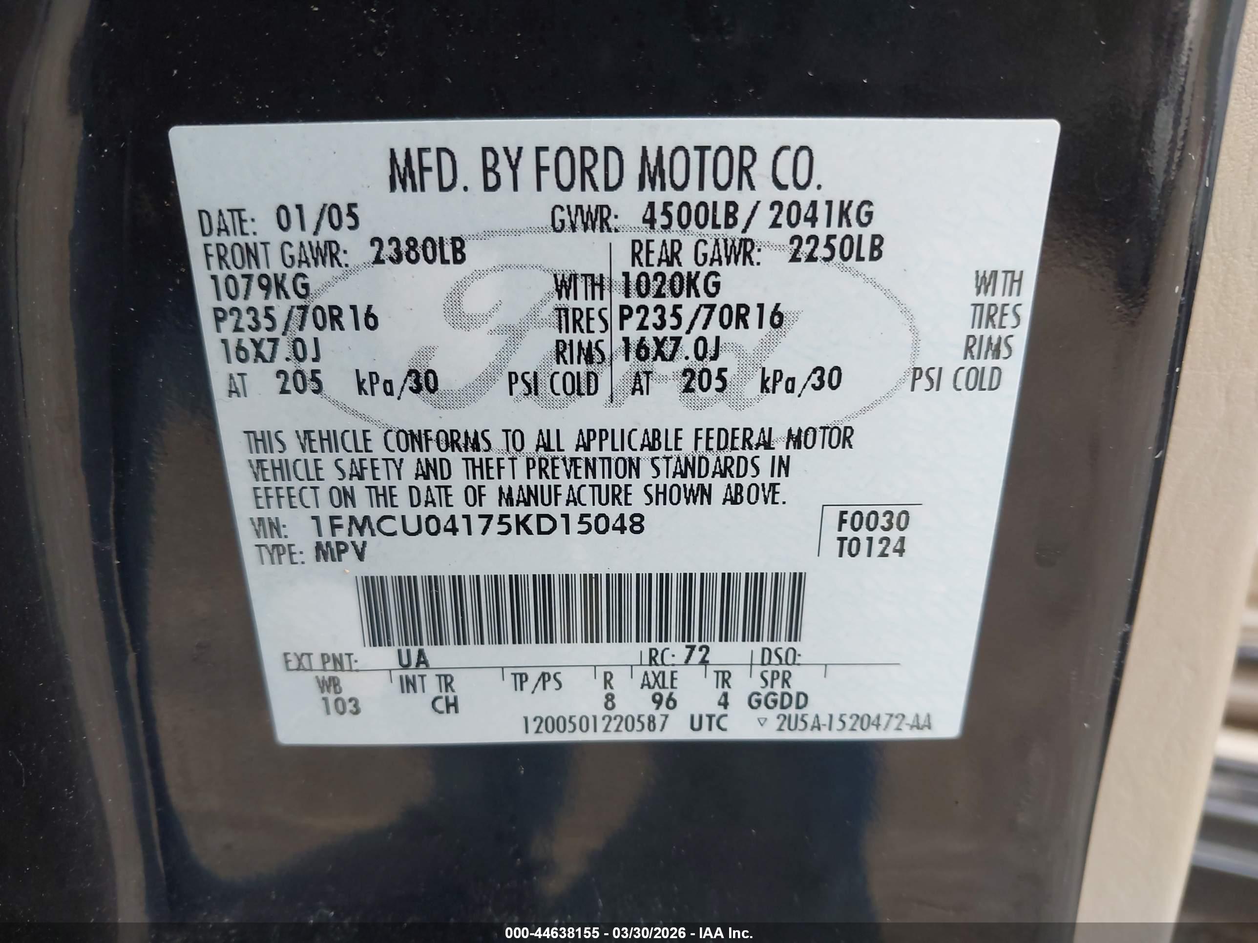 FORD ESCAPE image 9