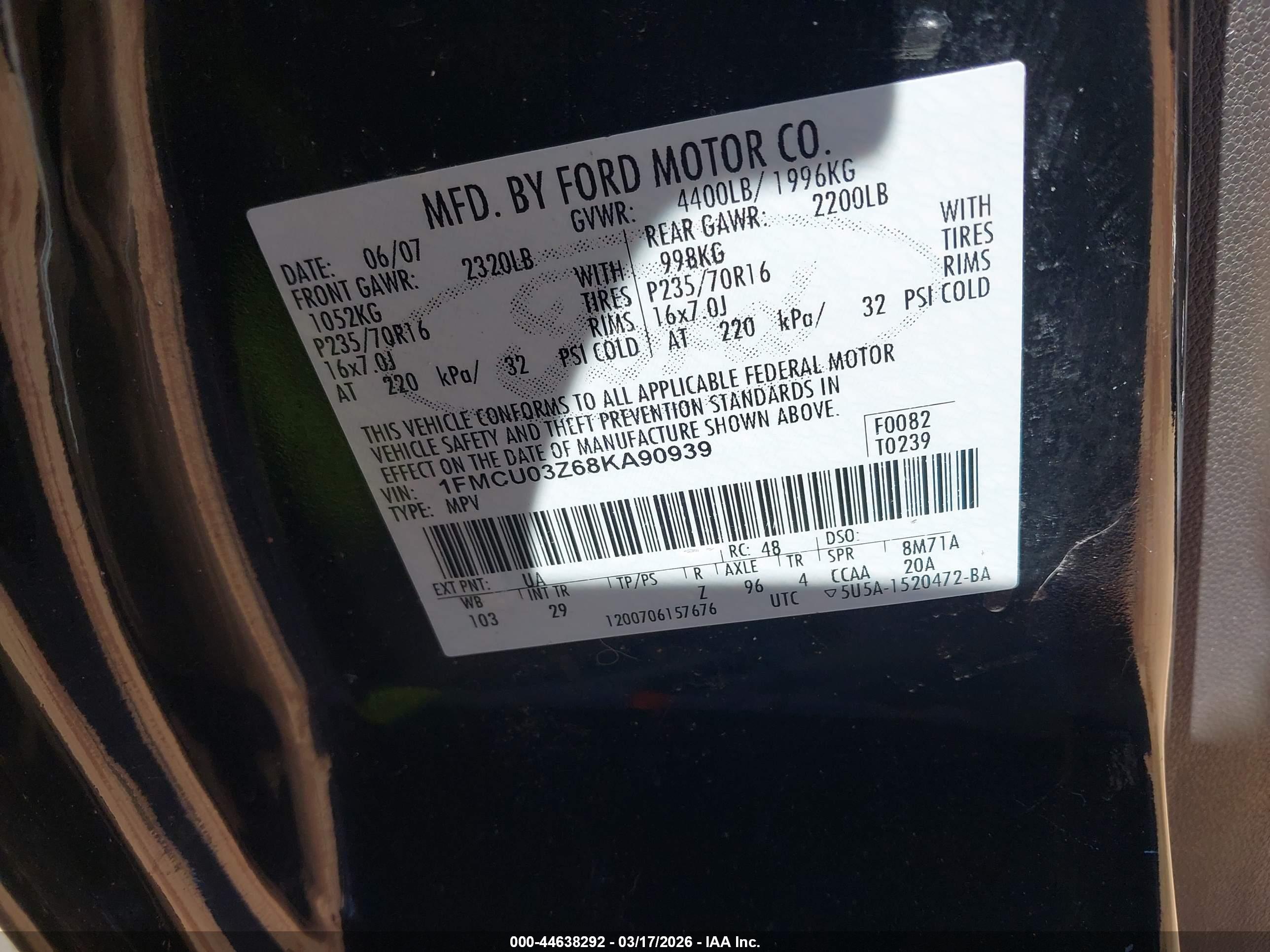 FORD ESCAPE image 9
