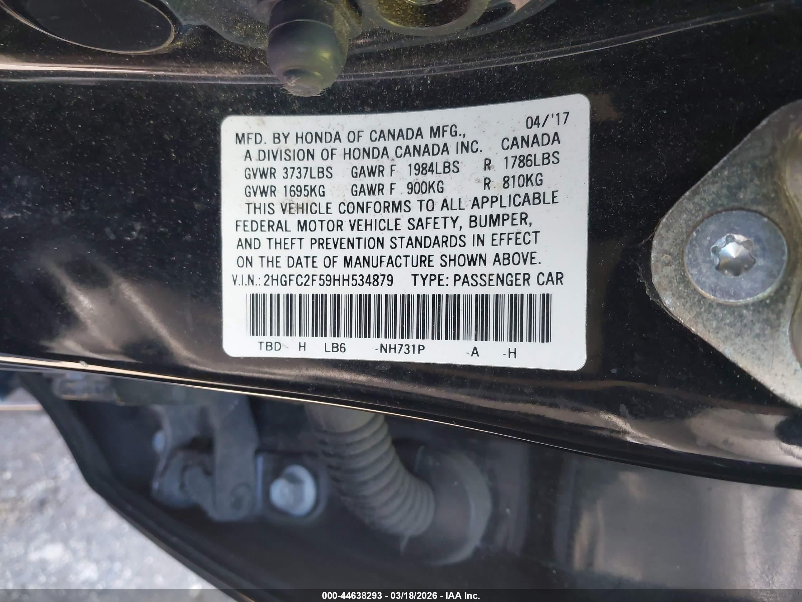 HONDA CIVIC image 9